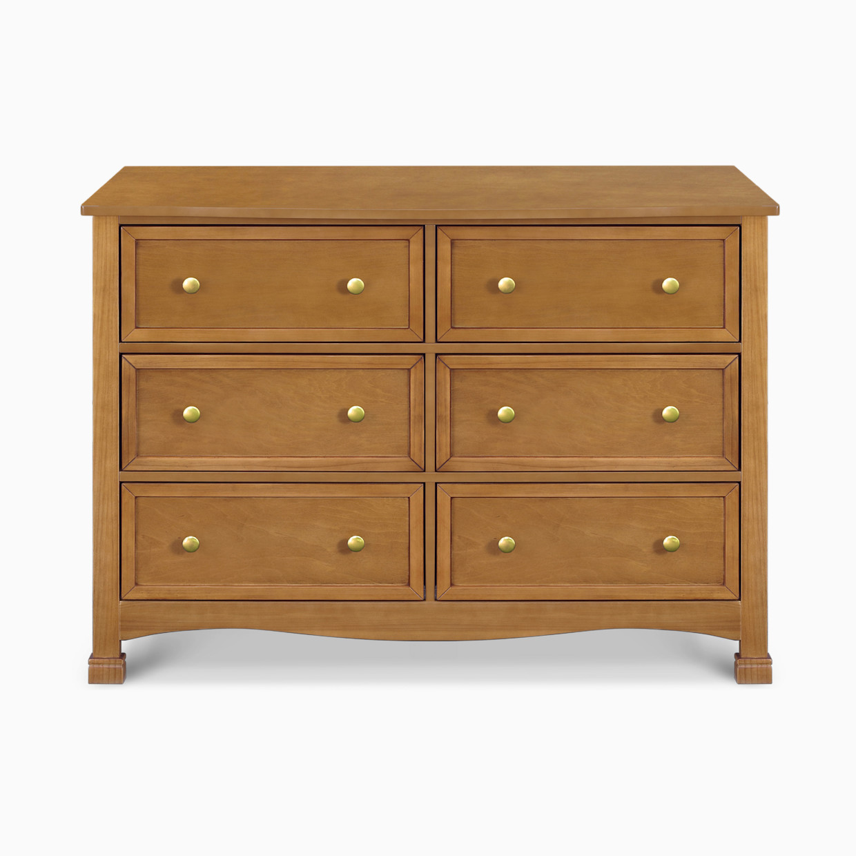 daVinci Kalani 6-Drawer Double Wide Dresser - Chestnut.