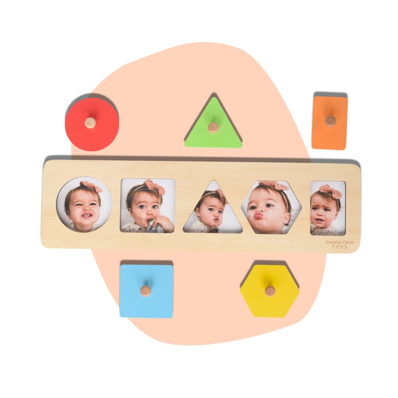 FamiliarFacesToys Photo Shapes Puzzle.