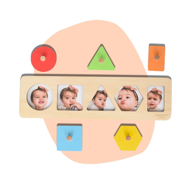 FamiliarFacesToys Photo Shapes Puzzle.