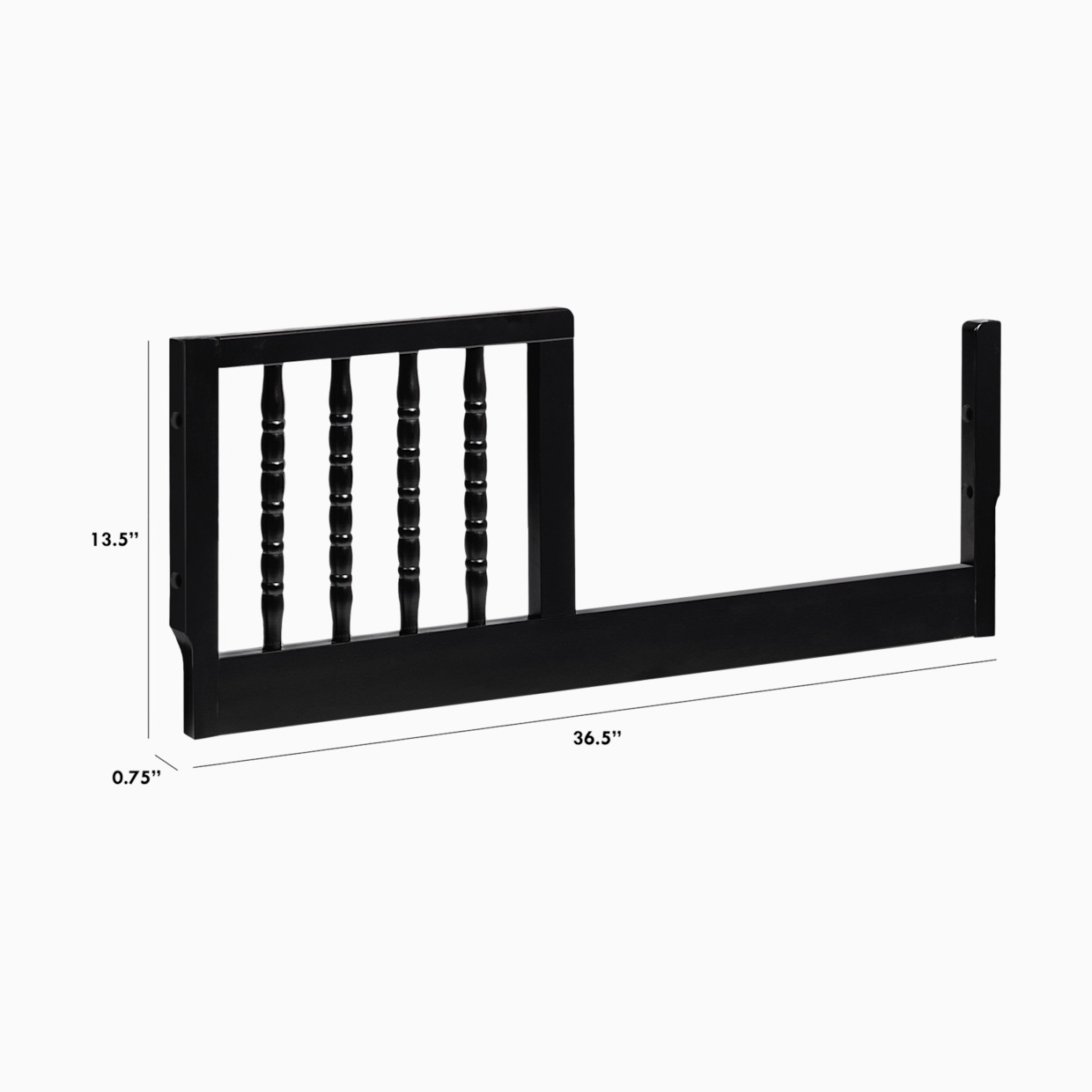 daVinci Mini Toddler Bed Conversion Kit (M7399) - Ebony.