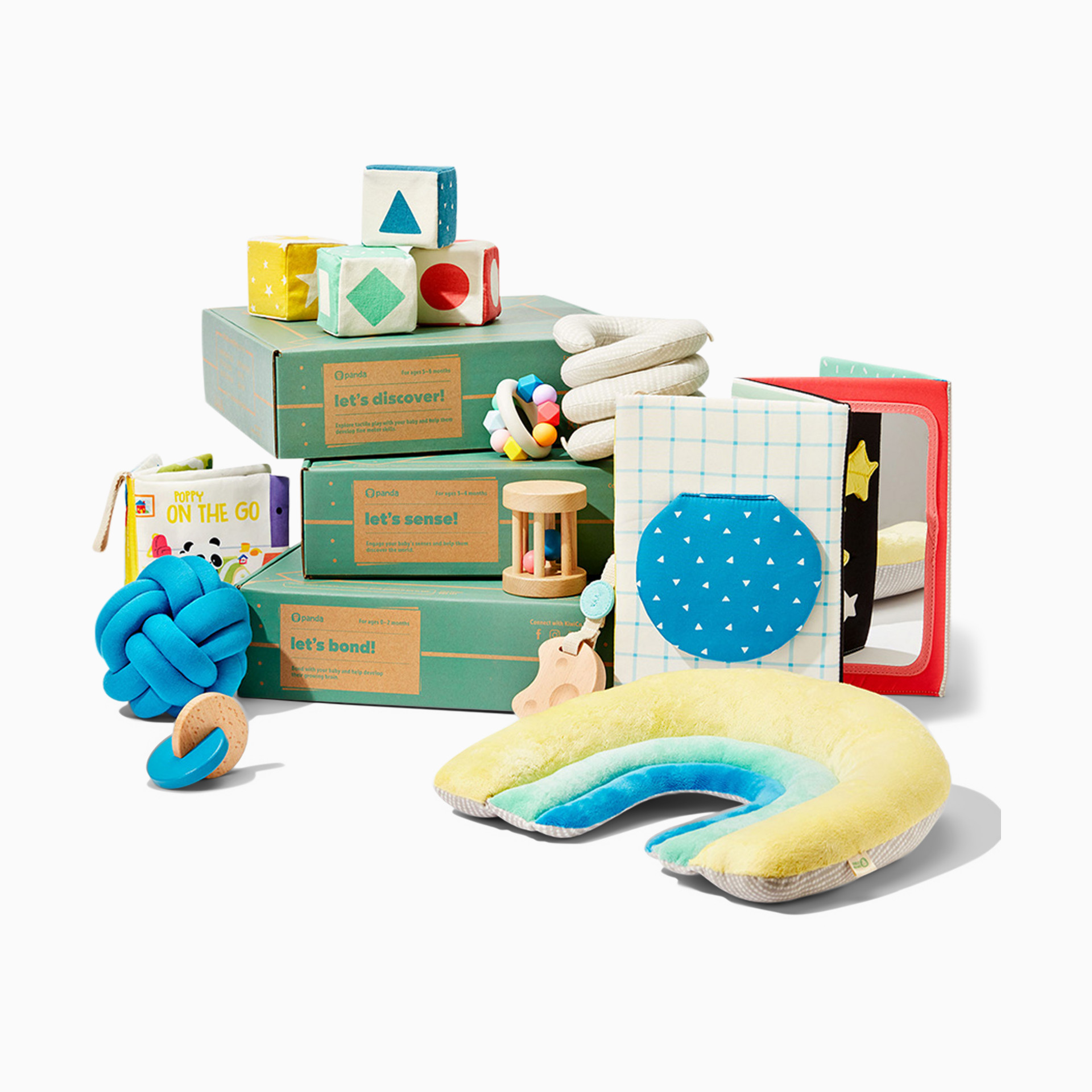 KiwiCo Panda Crate Newborn Bundle - 3 Crate Bundle | Babylist Shop