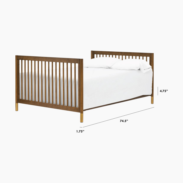 babyletto Gelato Twin/Full-Size Bed Conversion Kit - Natural Walnut.