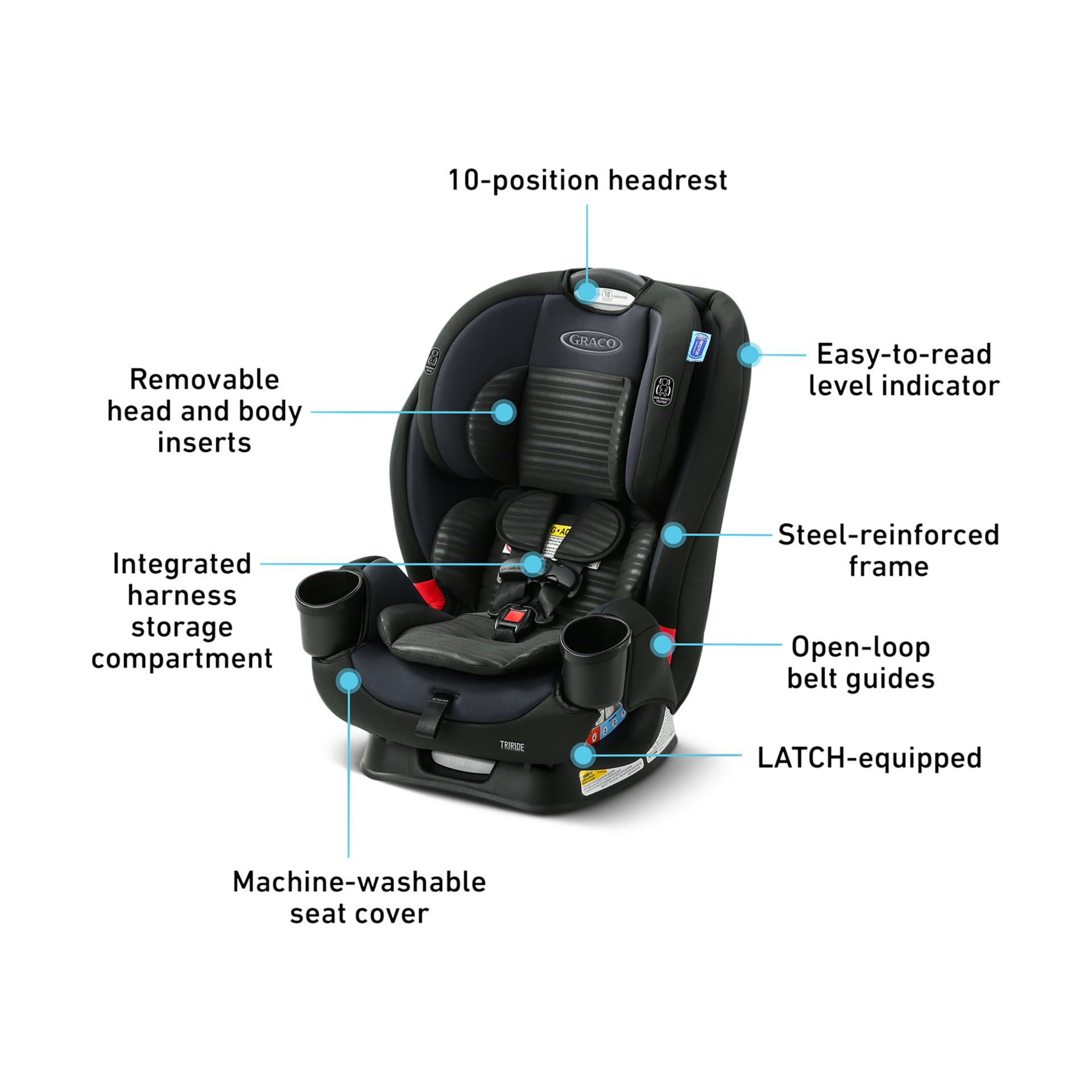 graco harness straps