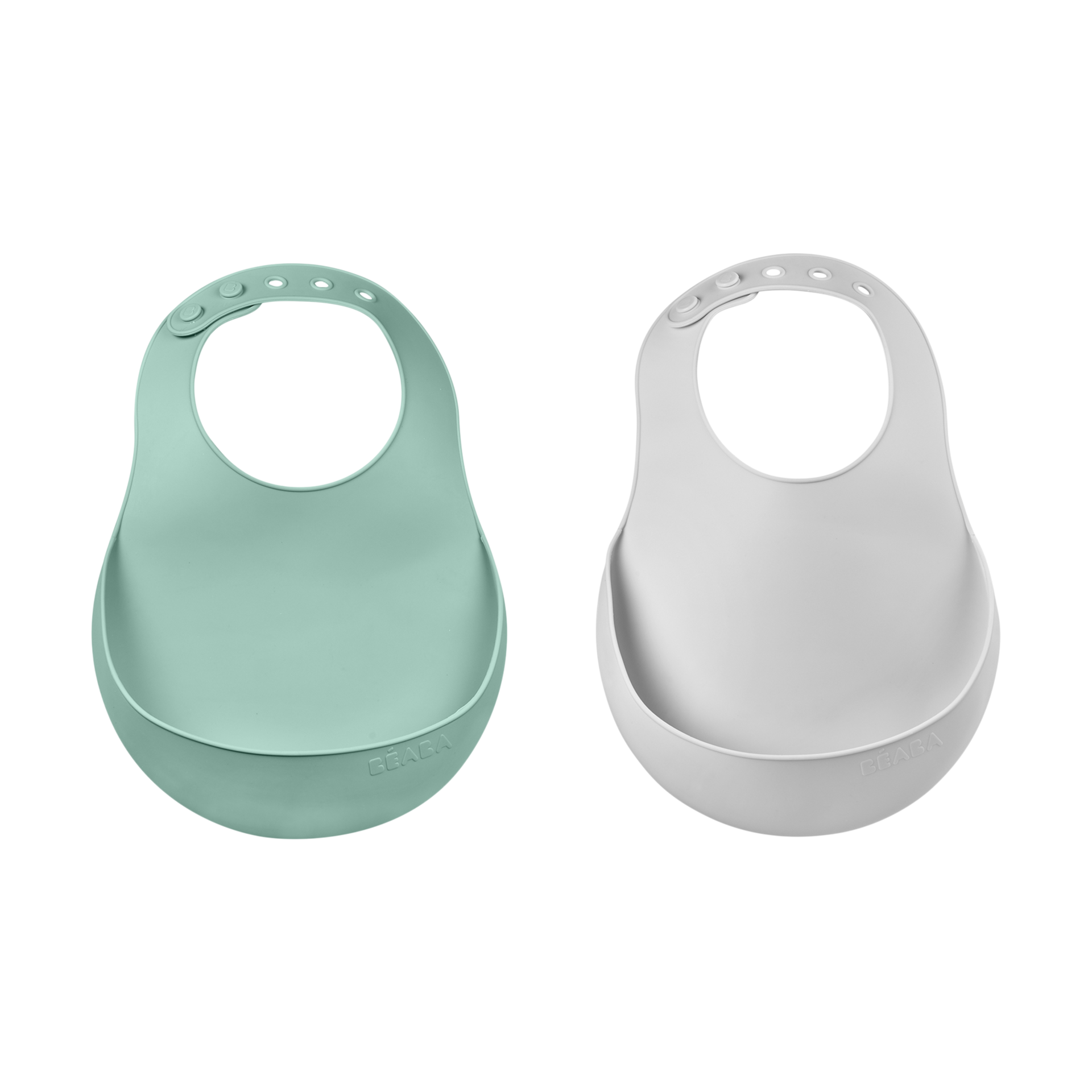 Beaba Silicone Bibs (Set of 2).