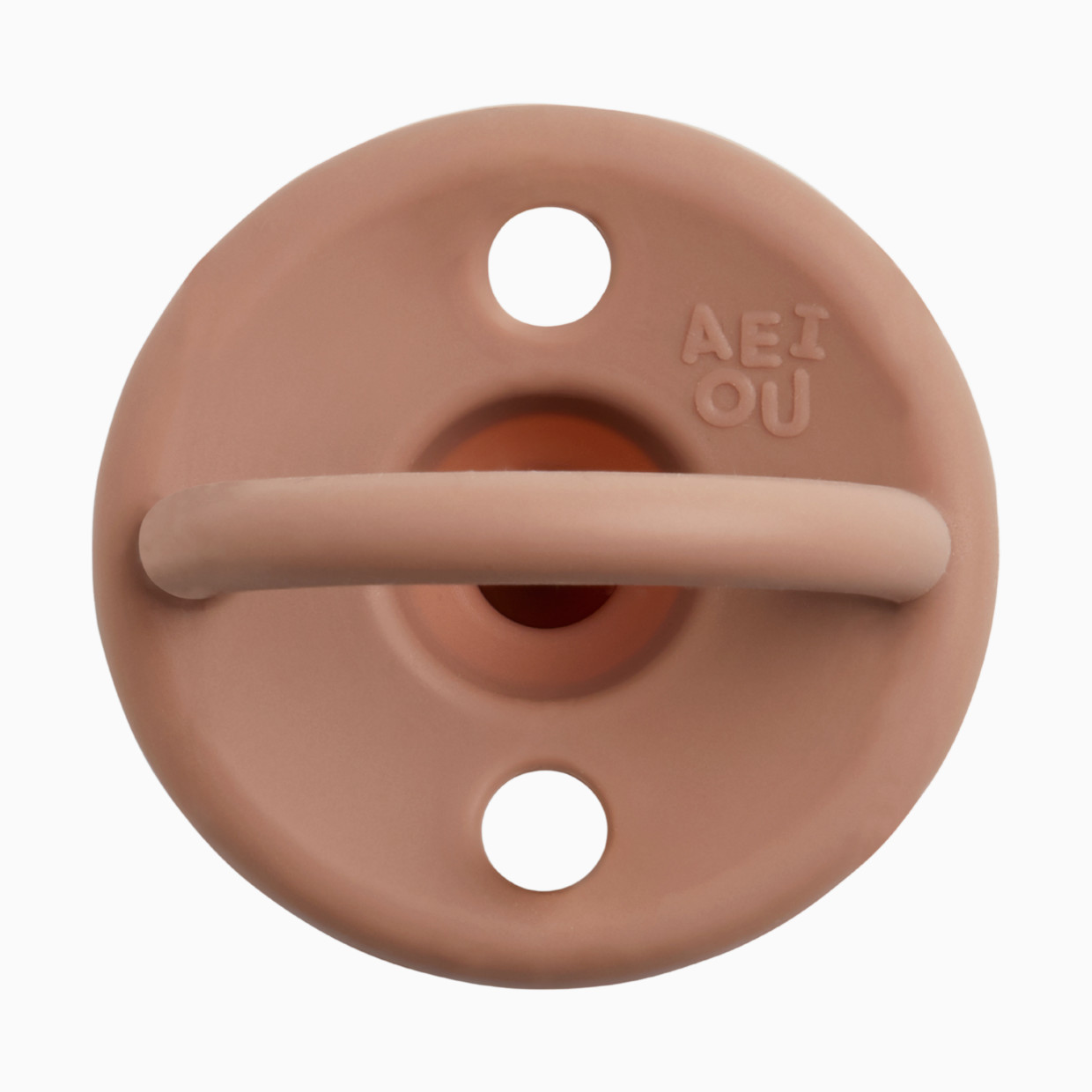 AEIOU Silicone Pacifier (2 Pack) - Clay.