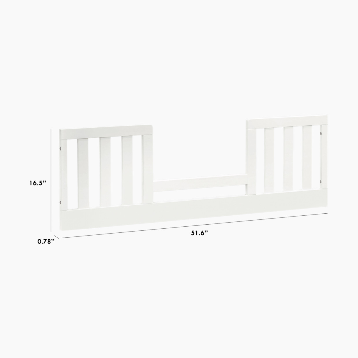 Namesake Darlington Toddler Bed Conversion Kit - Warm White.