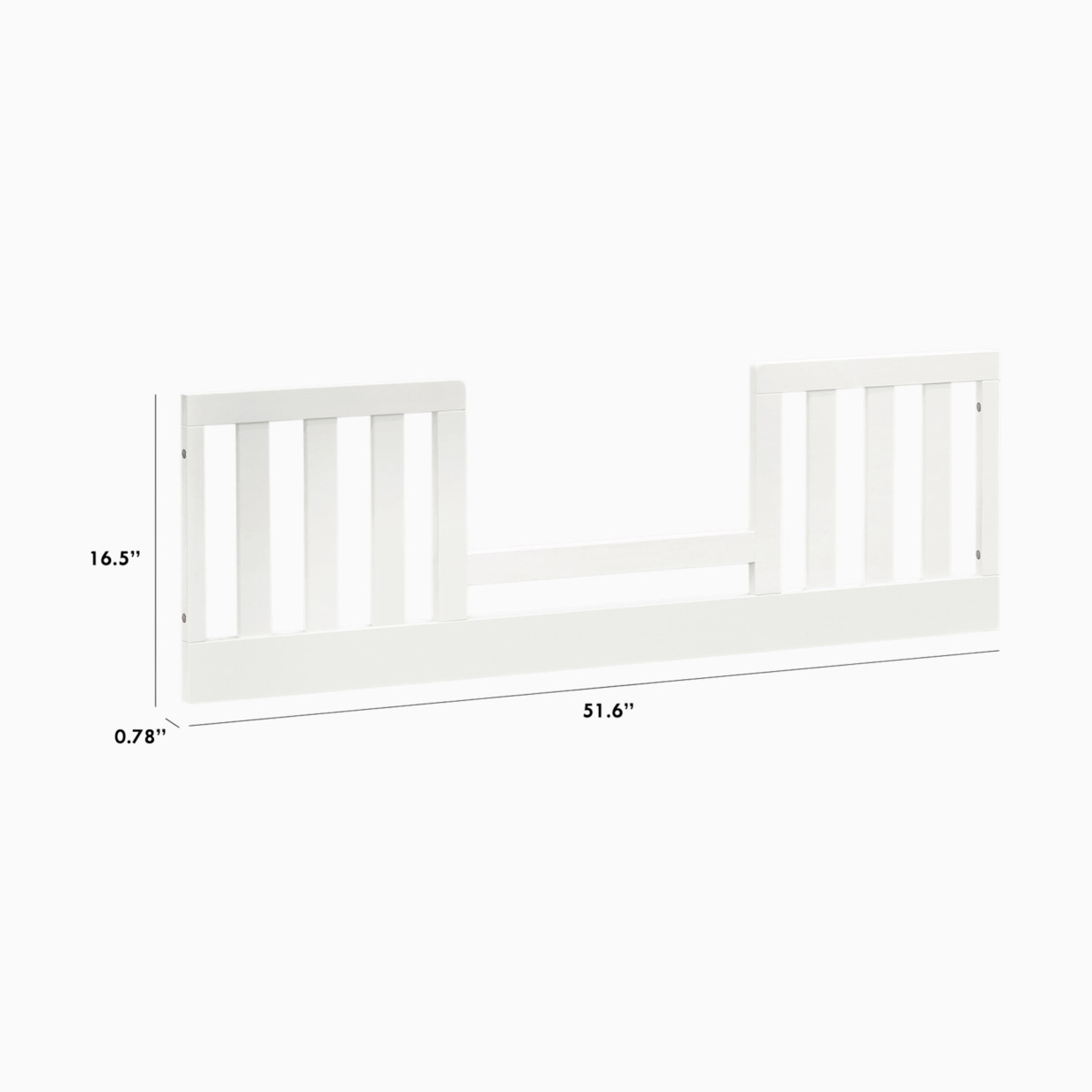 Namesake Darlington Toddler Bed Conversion Kit - Warm White.