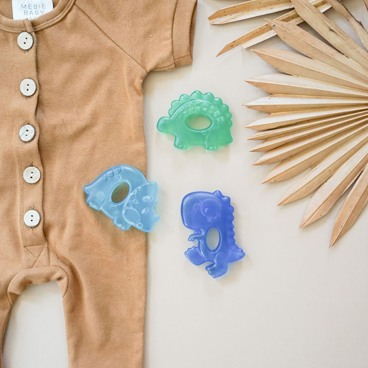 Itzy Ritzy Water-Filled Teether (3 Pack) - Dino.