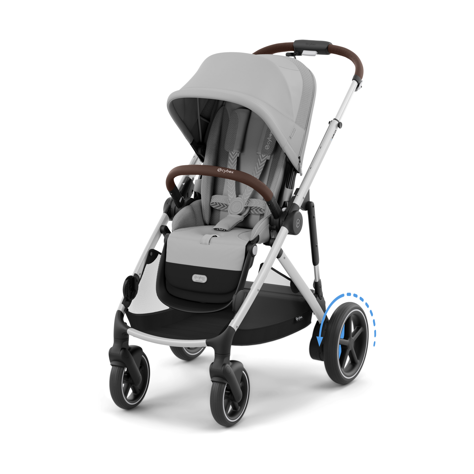 Thumbnail of Silver Frame/Stone Grey Seat