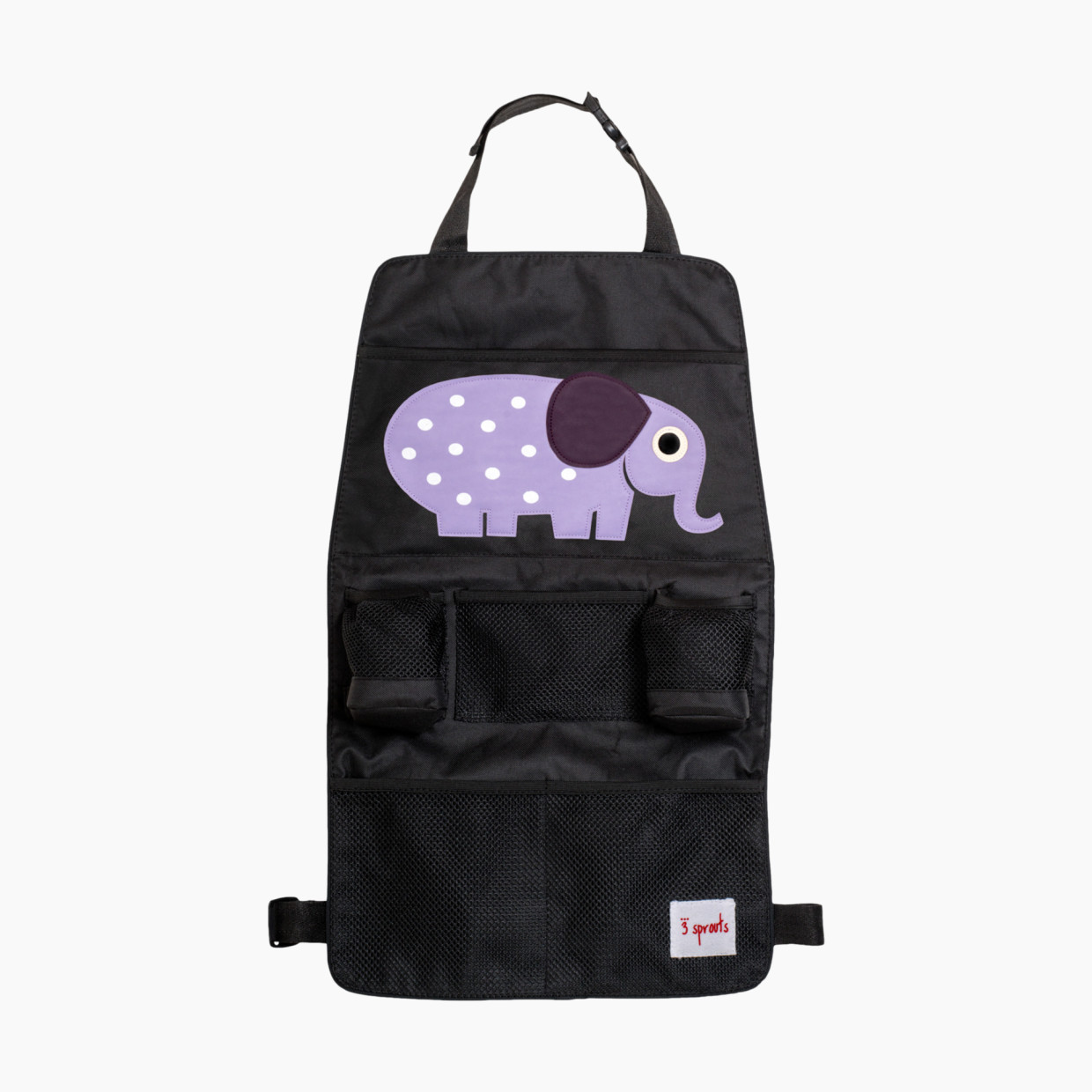 3 Sprouts Backseat Organizer - Purple Elephant.