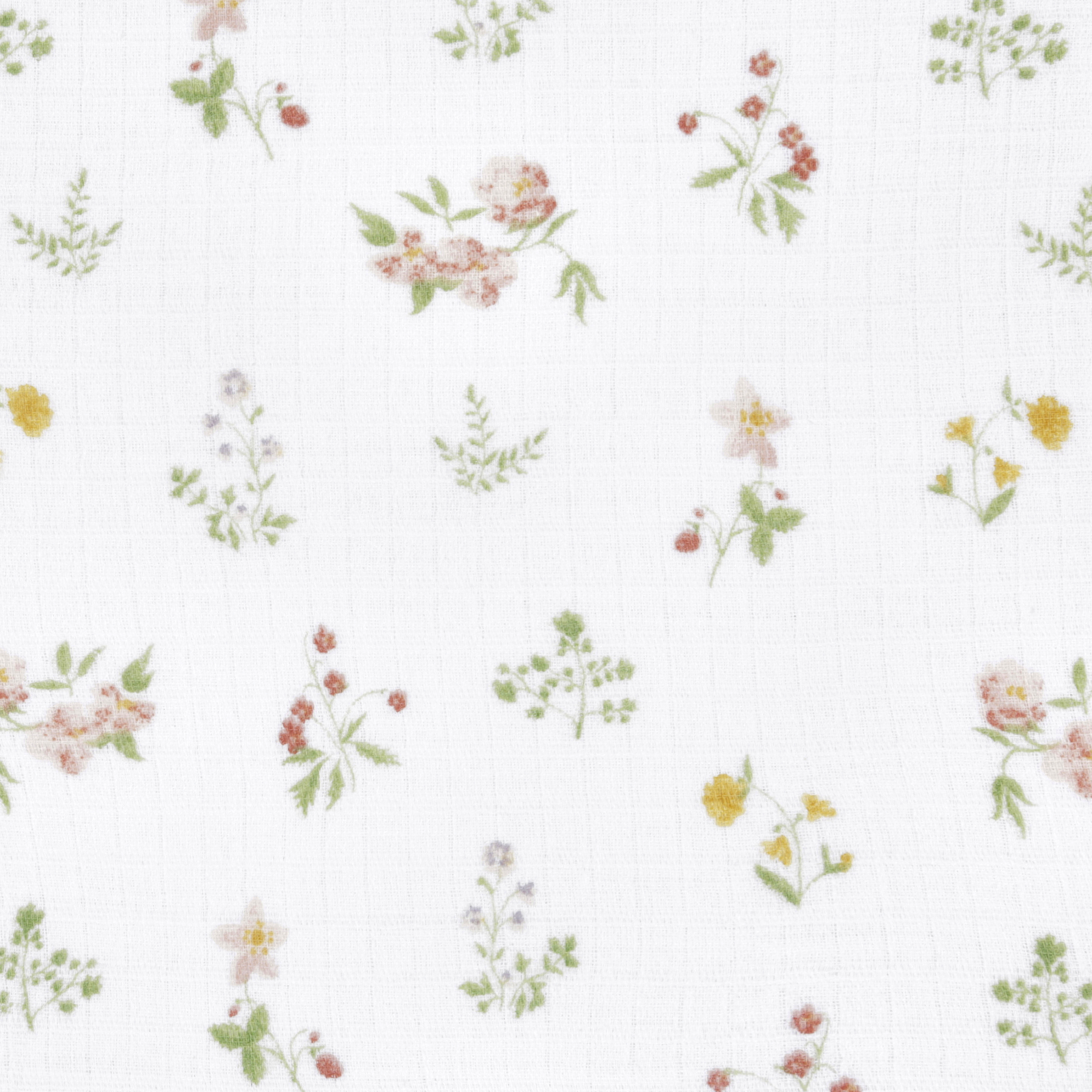 Aden + Anais Essentials Cotton Muslin Crib Sheet - Country Floral.