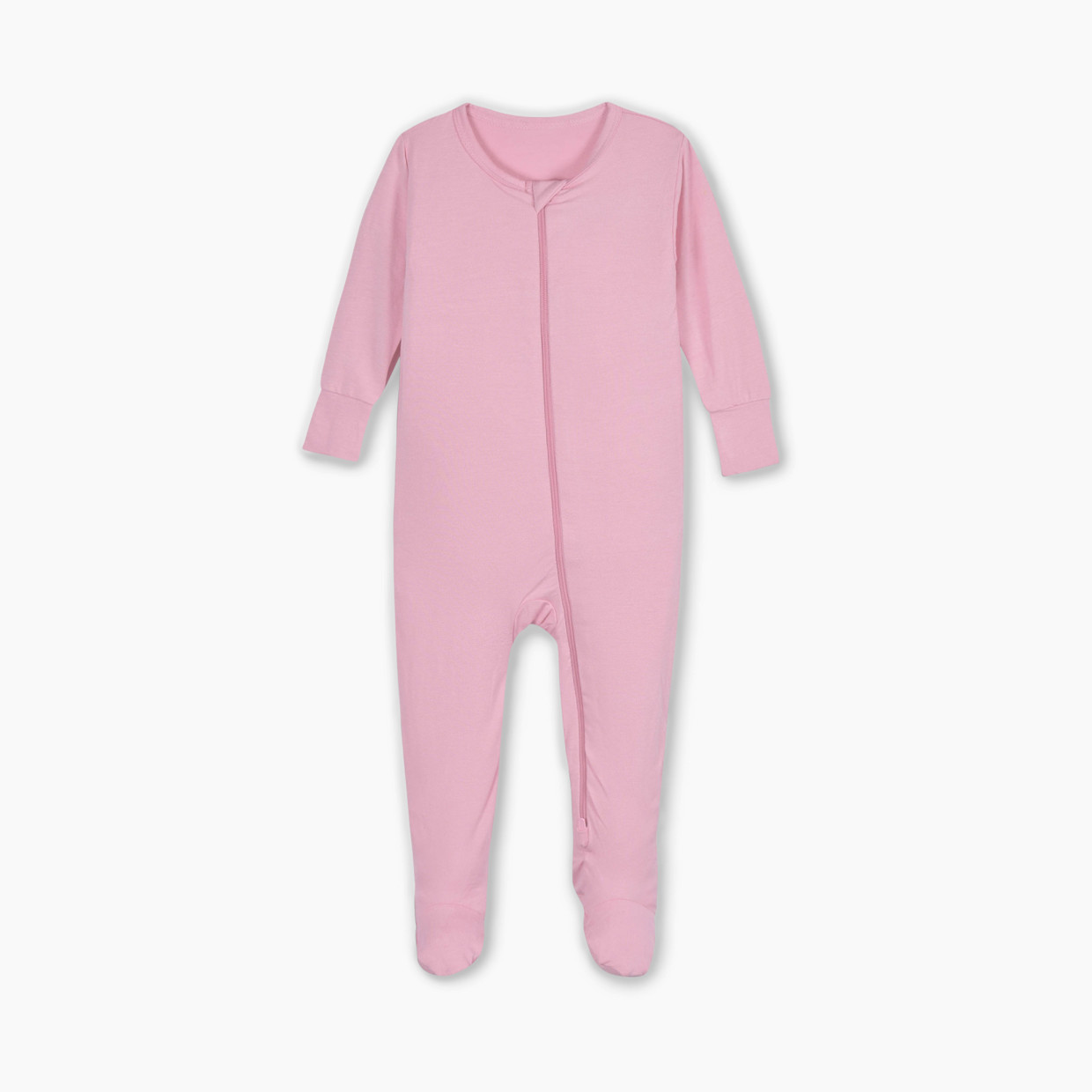 Gerber 2-Way Zip Snug Fit Footed Pajamas - Pink Lemonade, 0-3 M