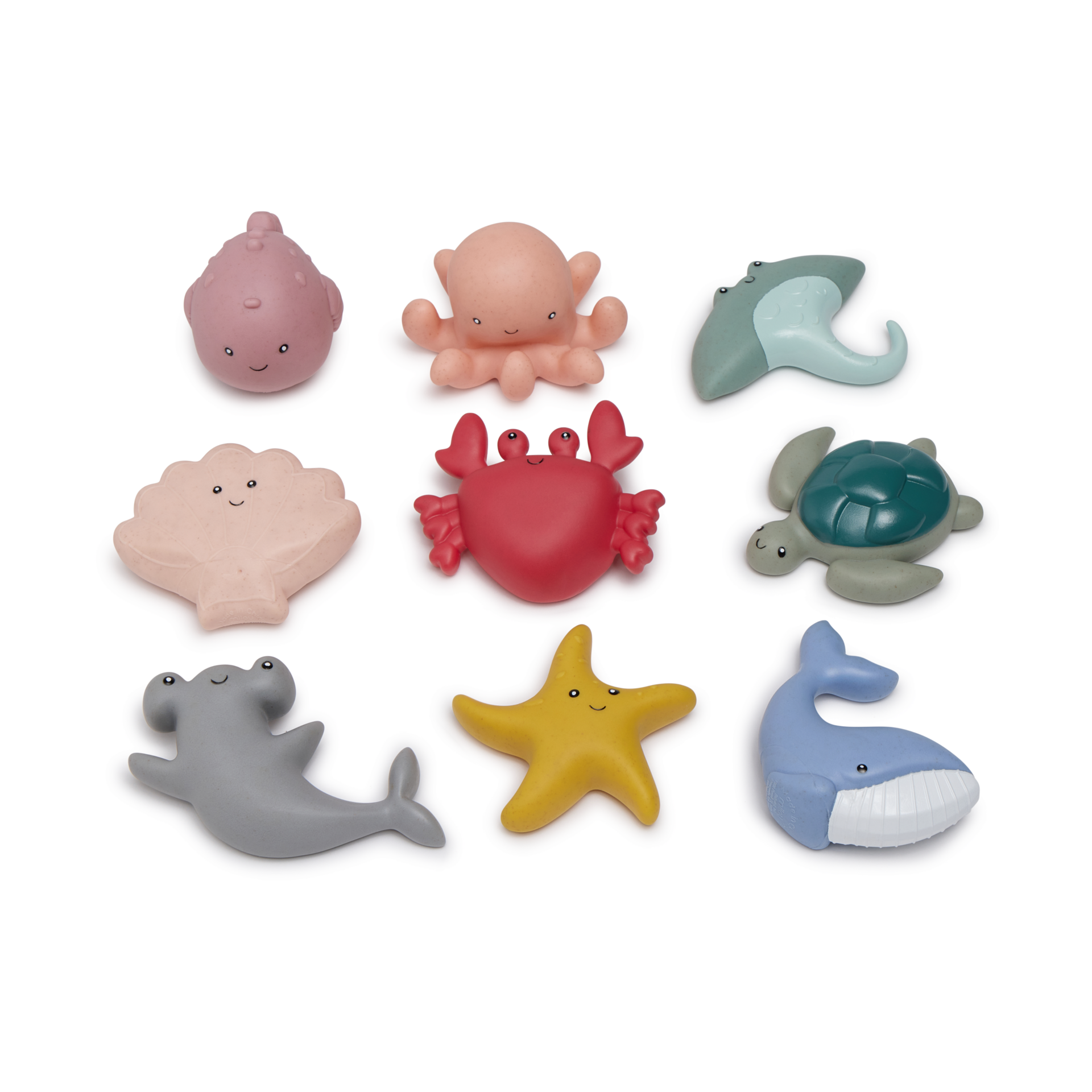 Milou Sea Creature Bath Toys.