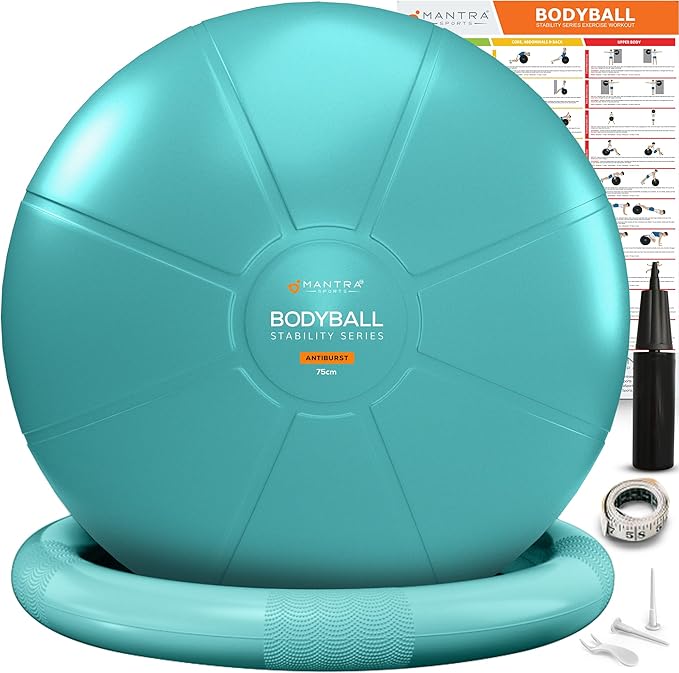  Yoga Ball Chair with Base - $37.97.