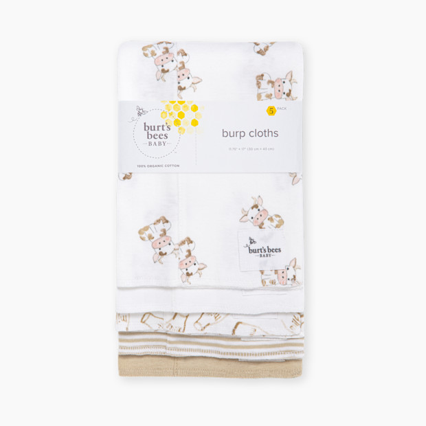Burt's Bees Baby Organic Burp Cloth (5 Pack).