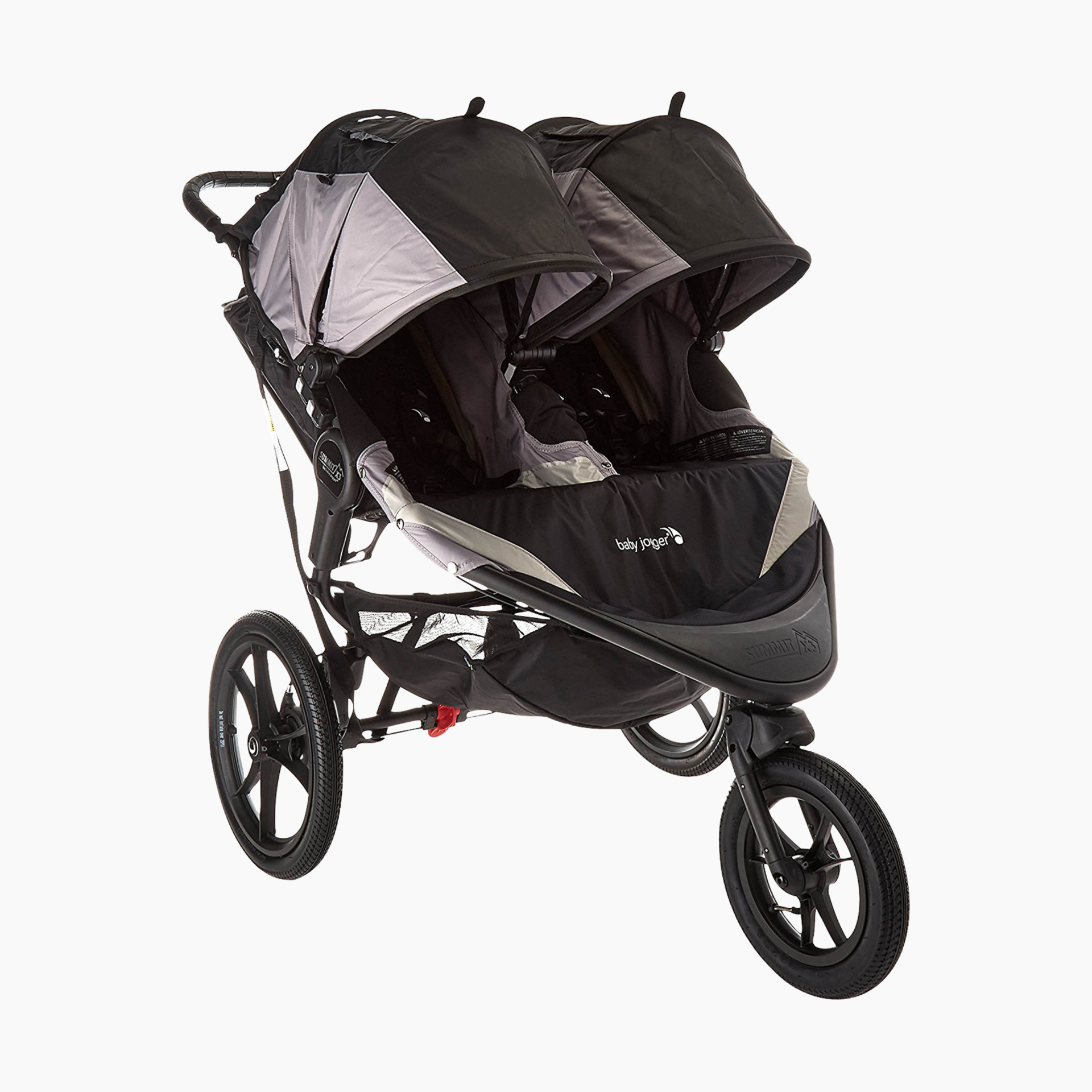 Baby Jogger Summit X3 Double Jogging Stroller Midnight Black