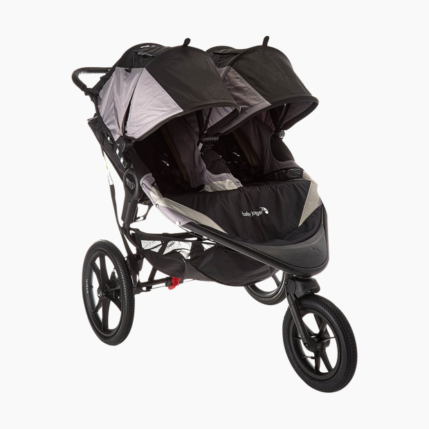 Baby Jogger Summit X3 Double Jogging Stroller - Black/Gray.