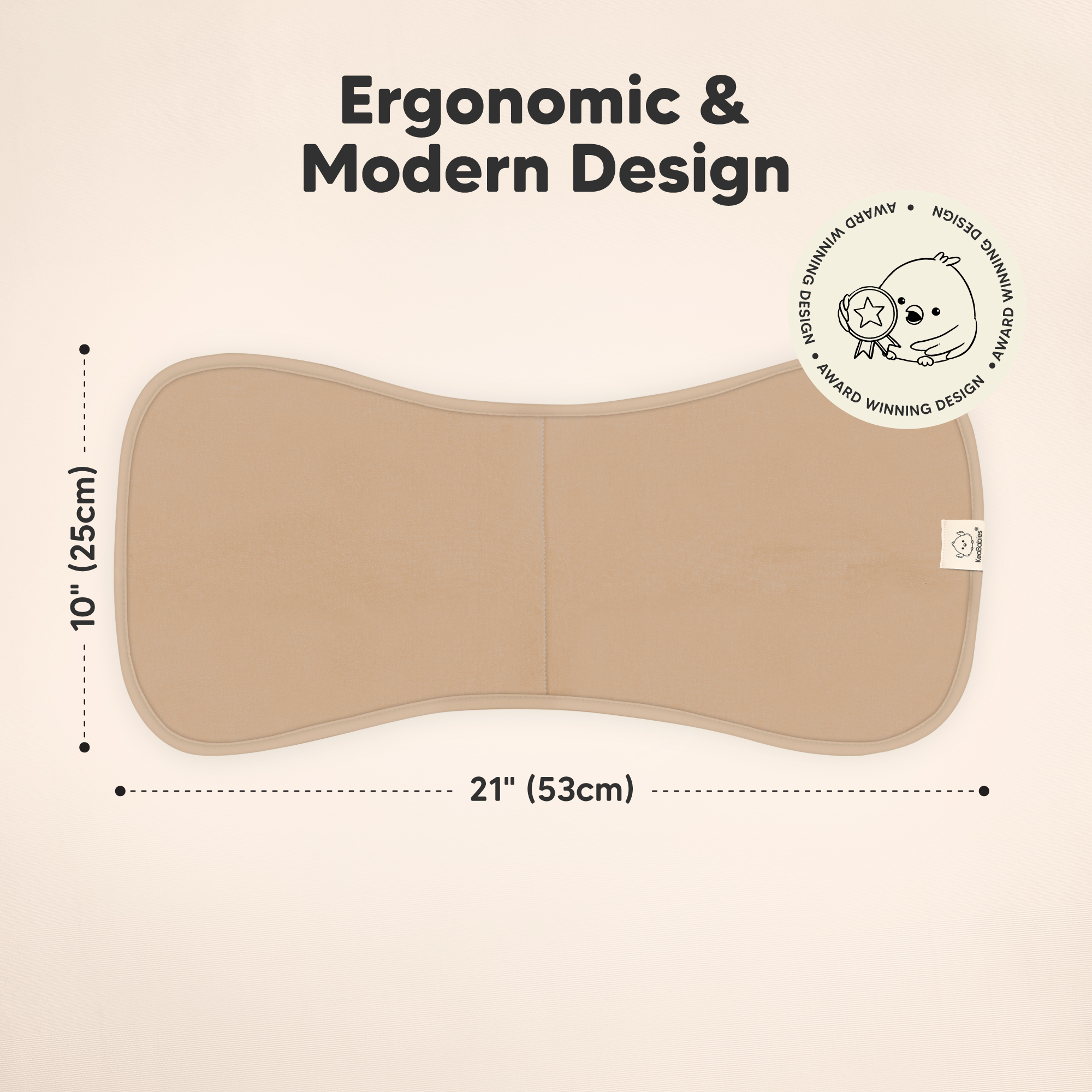 KeaBabies Urban Burp Cloths (5 Pack).