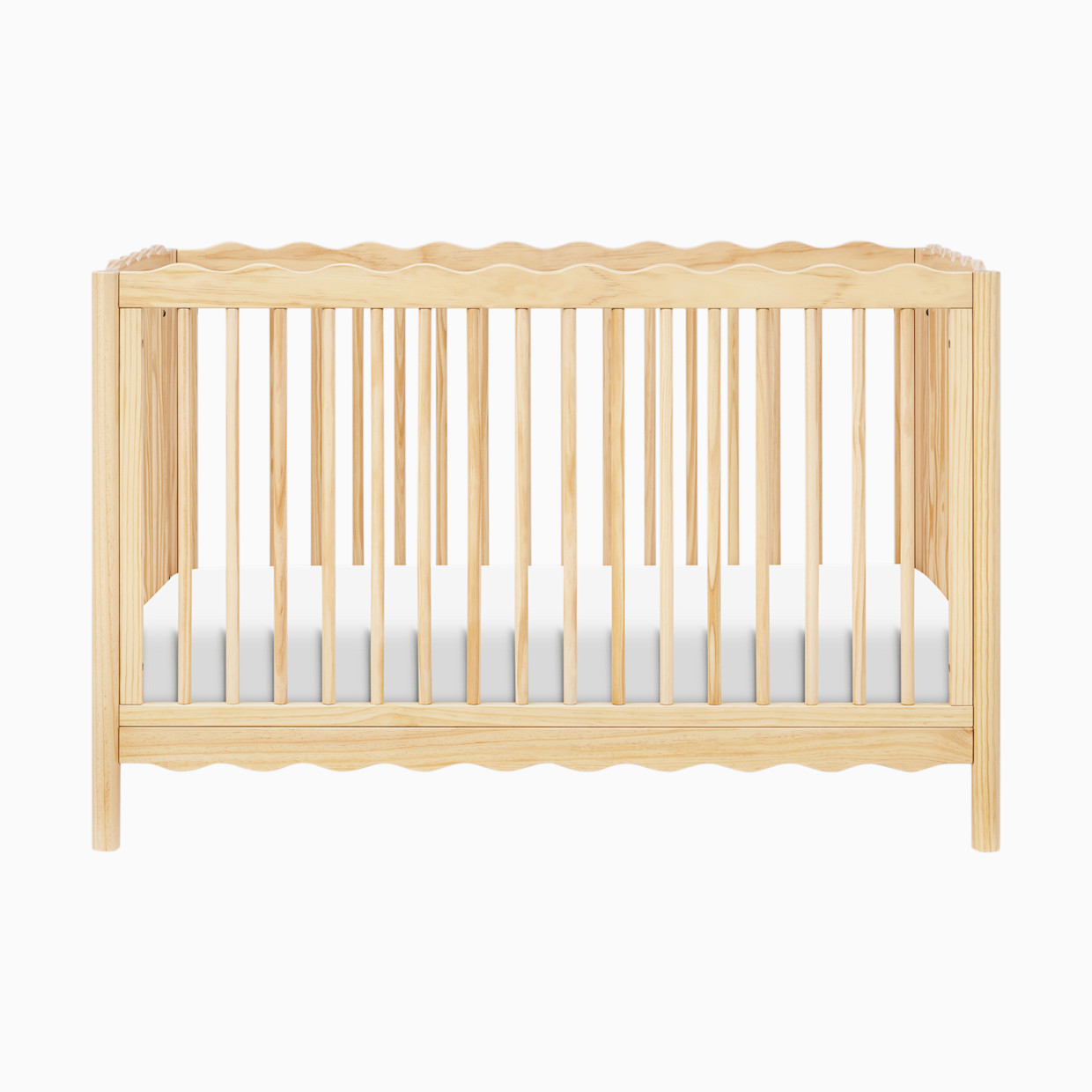 babyletto Swell 4-in-1 Convertible Crib with Conversion Kit - Blonde.