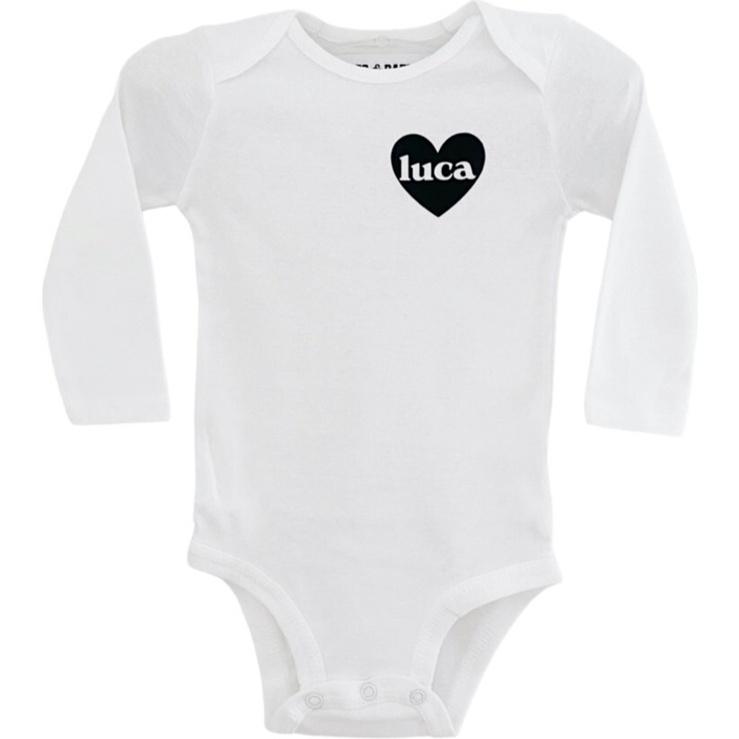 Heart U Most Personalized Baby Bodysuit.