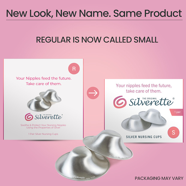 Silverette Silver Nursing Cups.