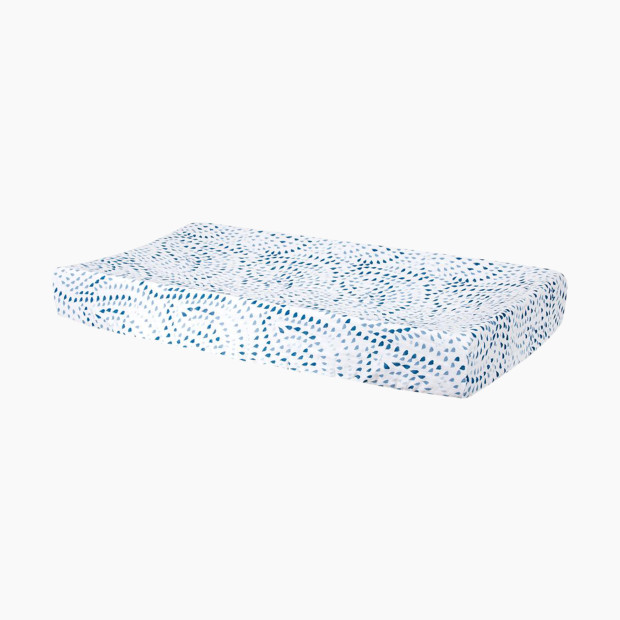 Bebe au Lait Cotton Muslin Changing Pad Cover - Serenity.