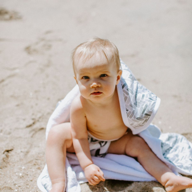 Copper Pearl Premium Knit Hooded Towel - Alta.