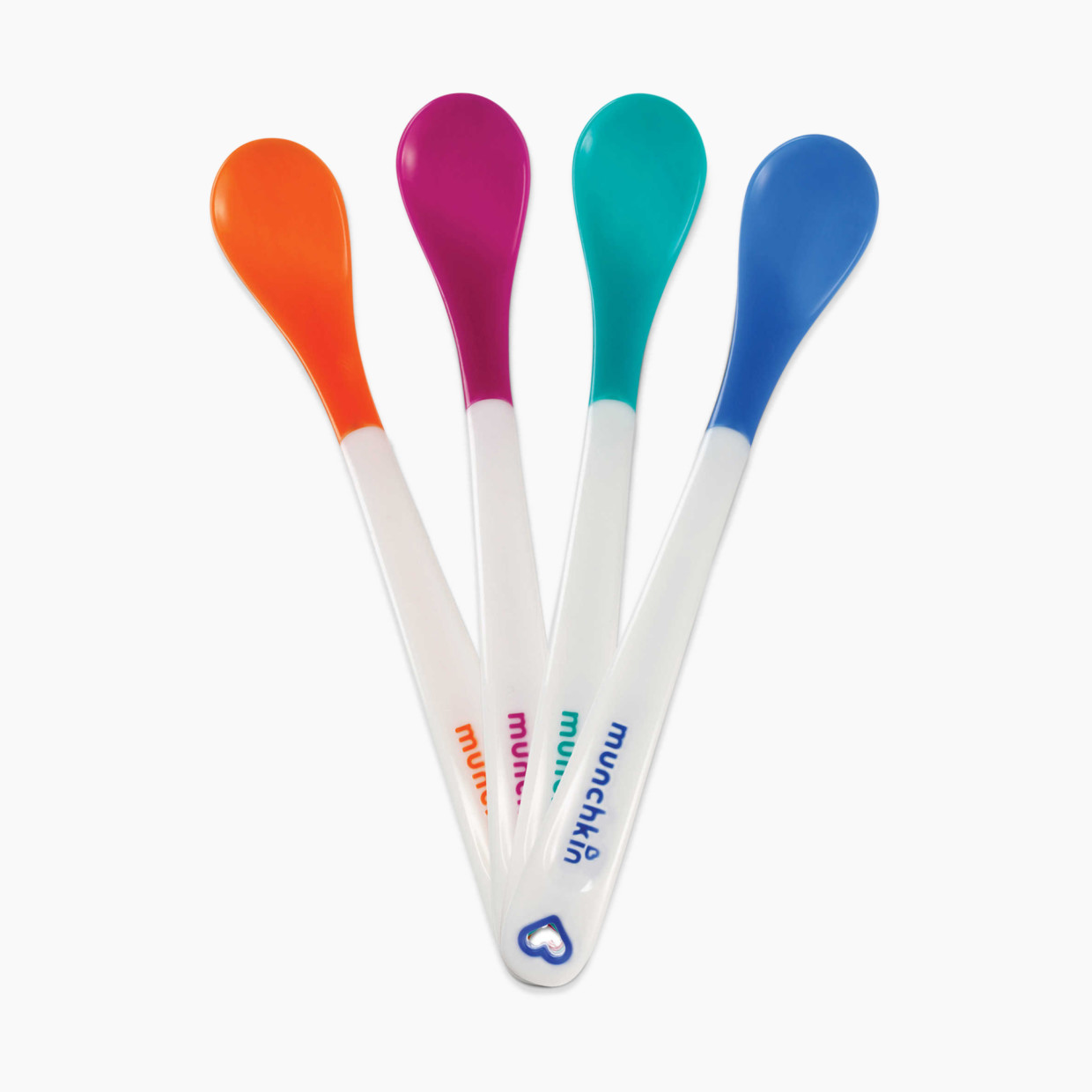 Munchkin White Hot Infant Safety Spoons (4 Pack) - Assorted.