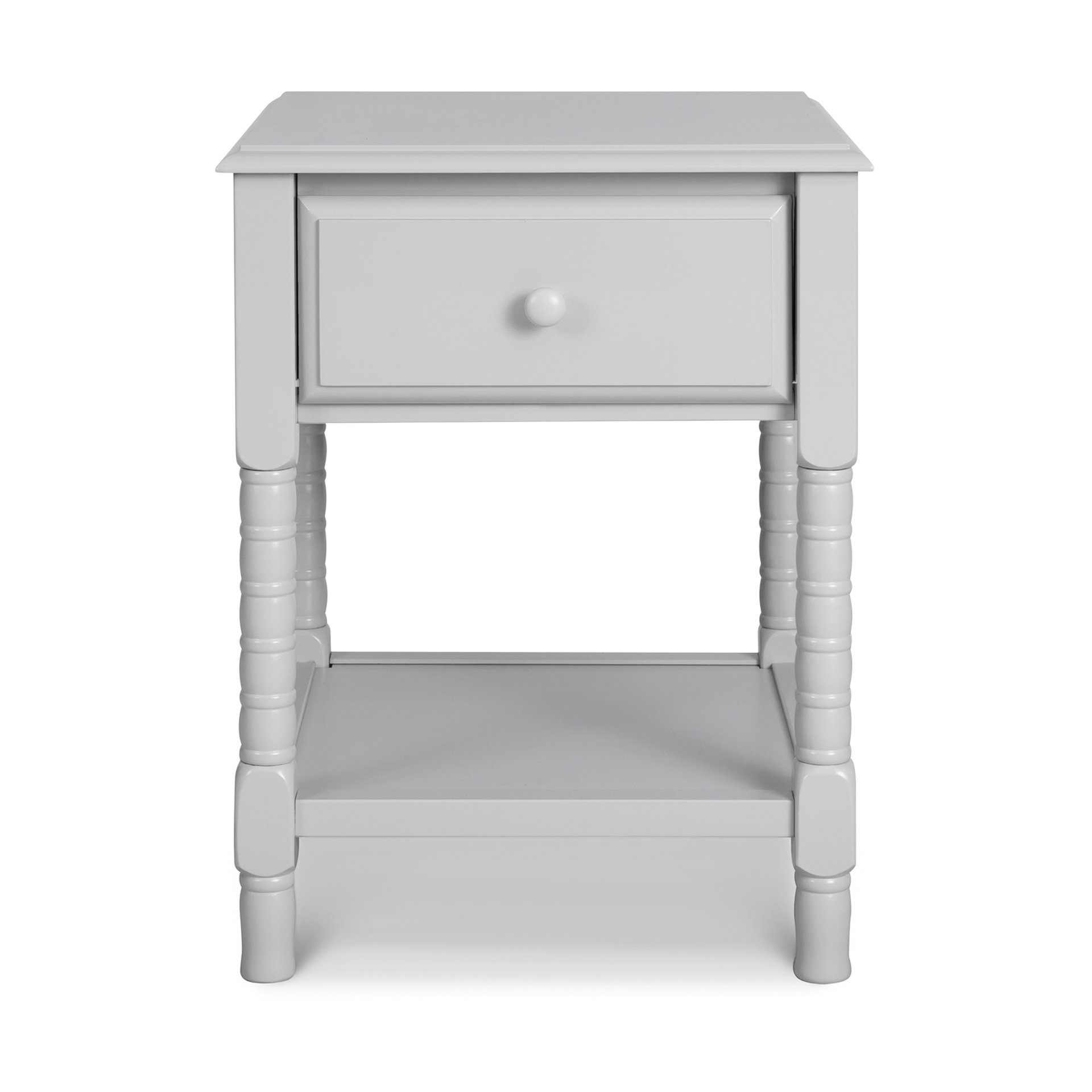 DaVinci Jenny Lind Spindle Nightstand Fog Grey Babylist Shop