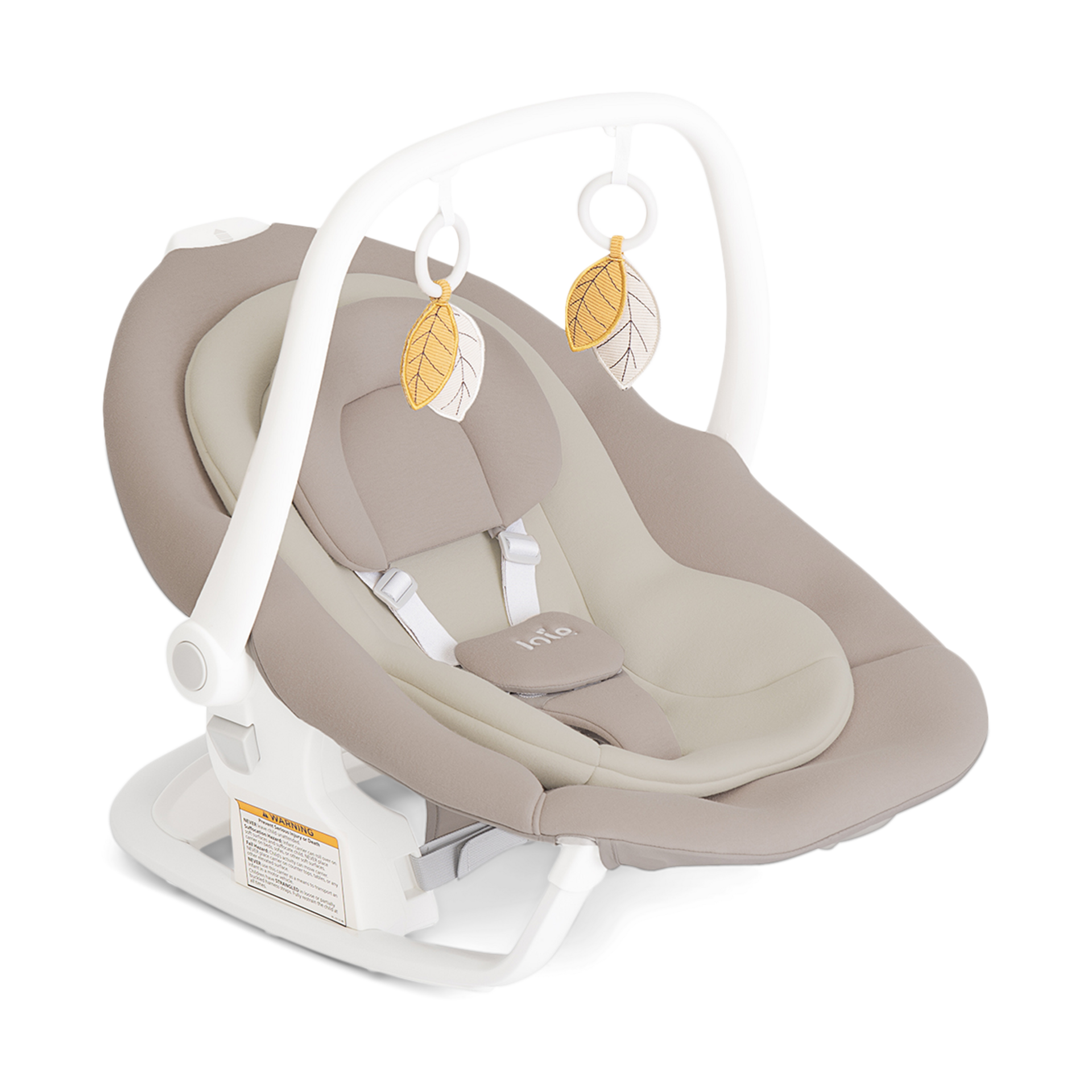 Joie Ancho 2-in-1 Wind-Up Swing & Rocker - Almond.