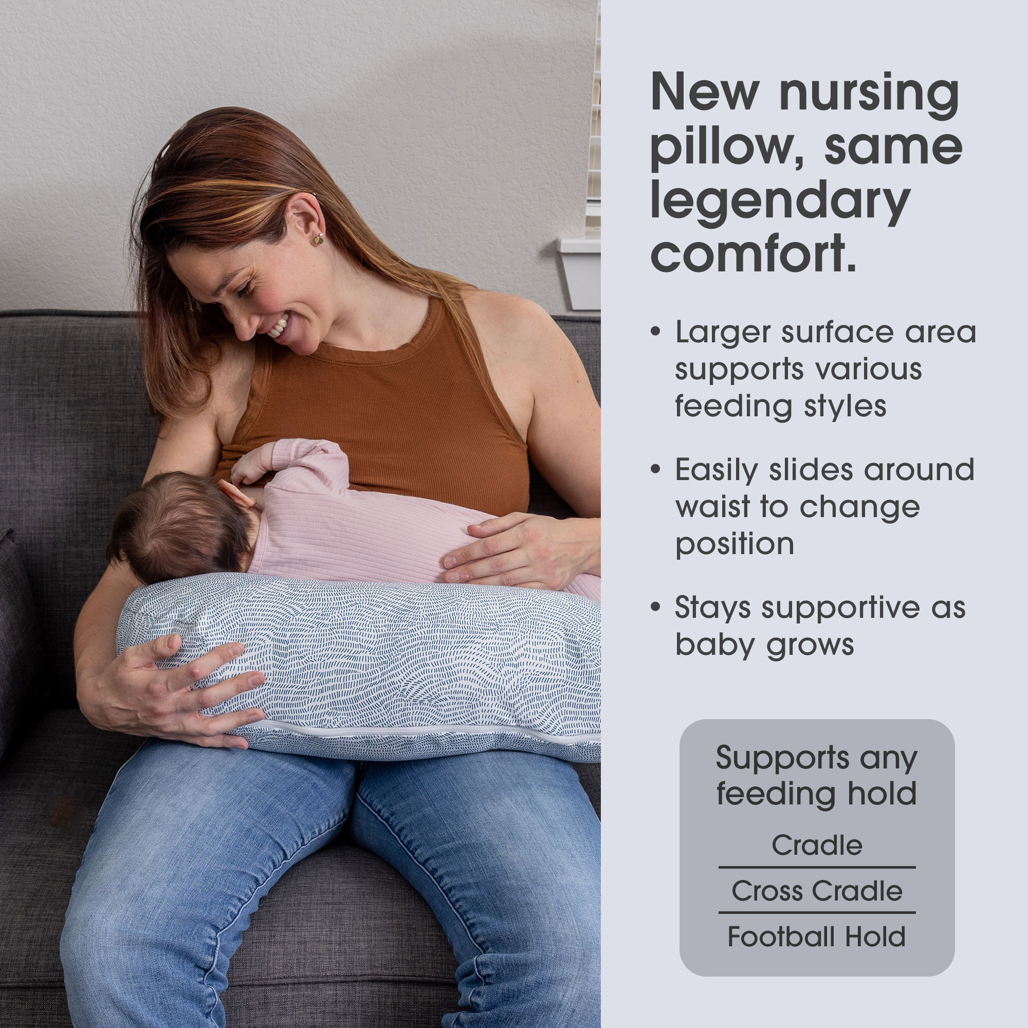 Boppy New Nursing Pillow.