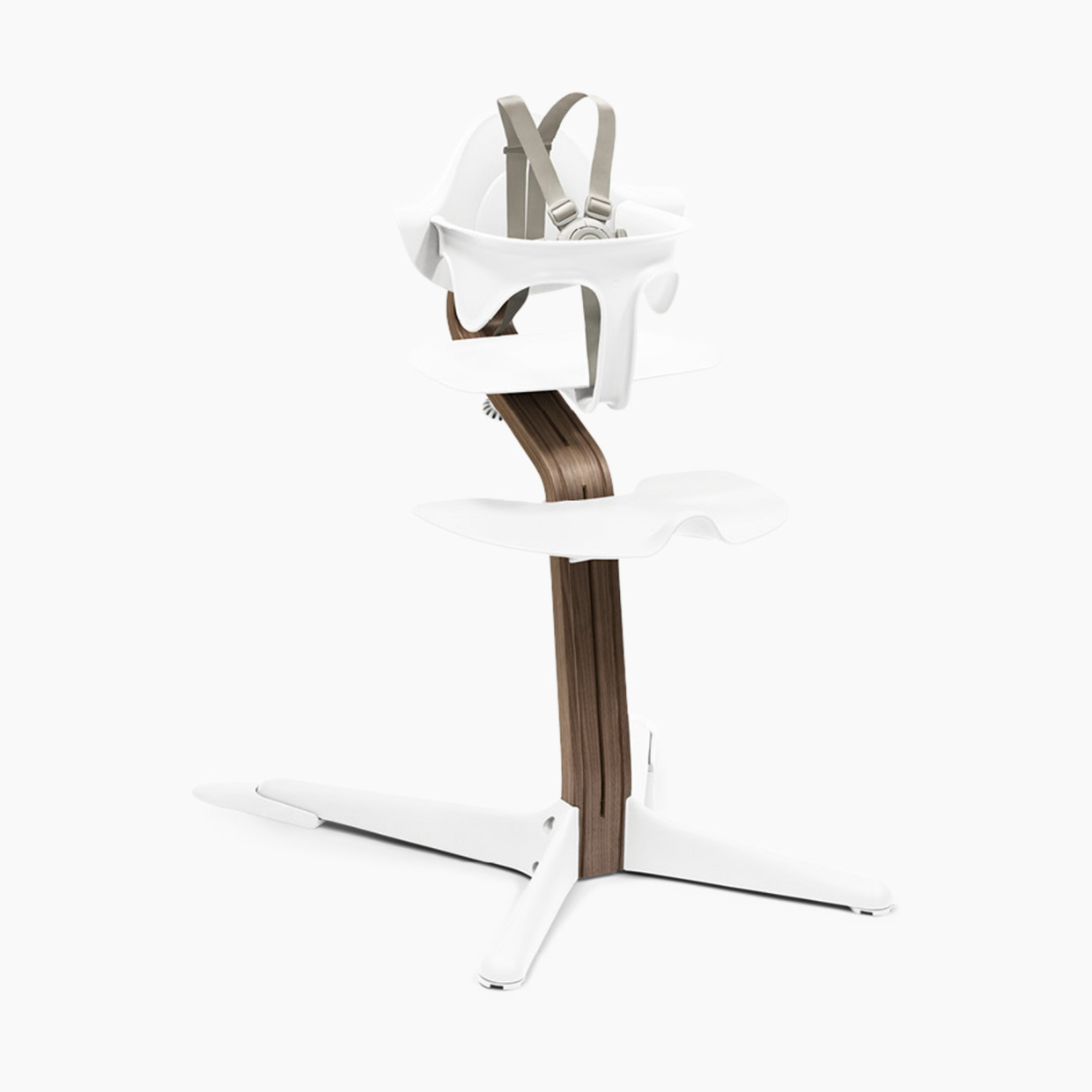 Stokke Nomi High Chair Bundle - Walnut /White.