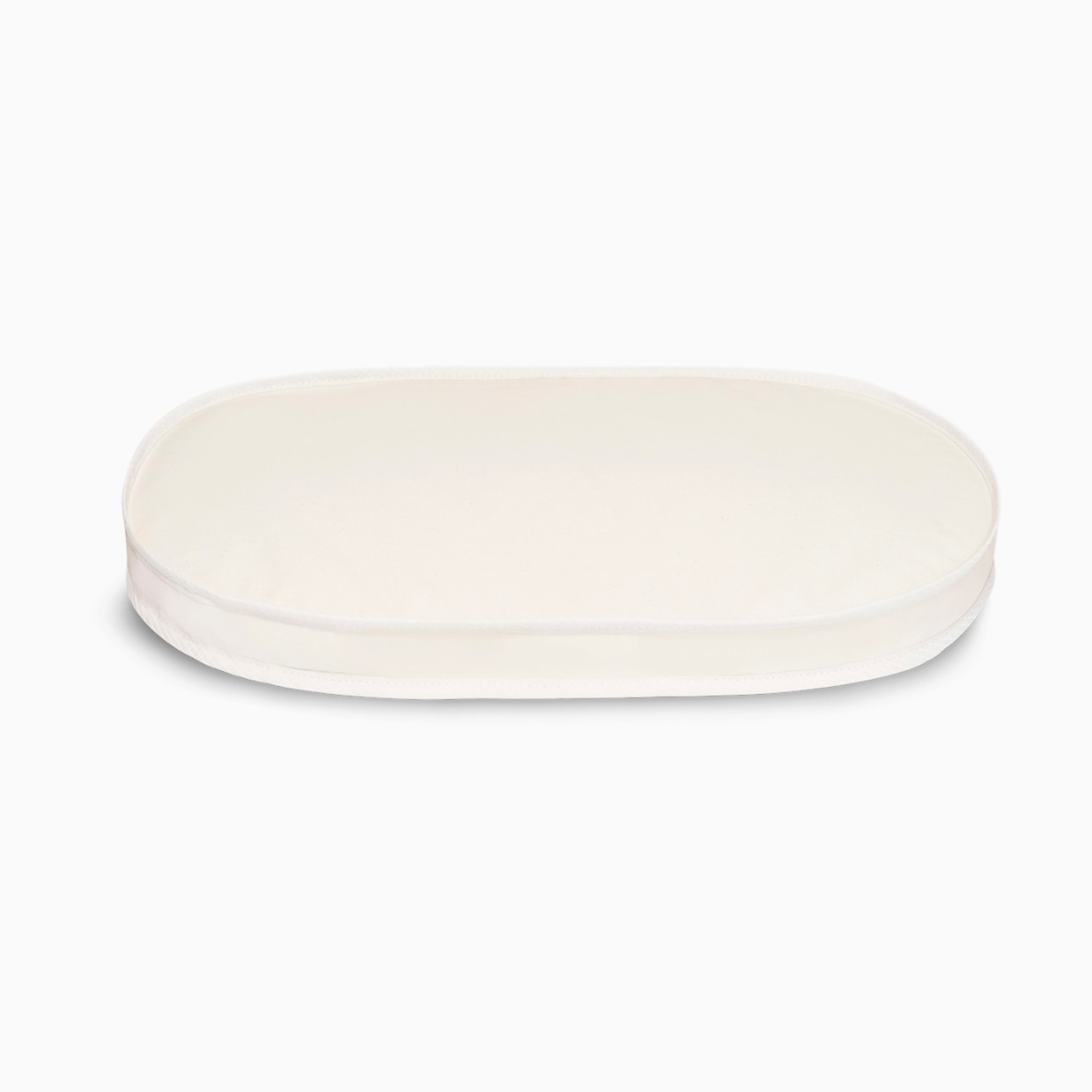 Naturepedic Organic Cotton Oval Baby Crib Mattress.