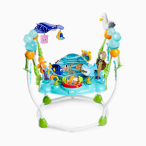 Bright Starts Disney Baby Finding Nemo Sea of Activities Baby Activity Center Jumper with Interactive Toys, Lights, Songs & Sounds, 6-12 Months (Blue)