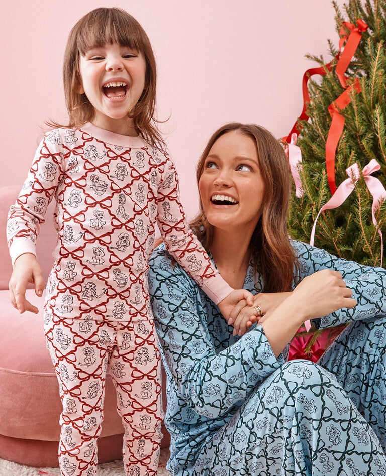 Disney Princess Holiday Mommy & Me Pajamas.