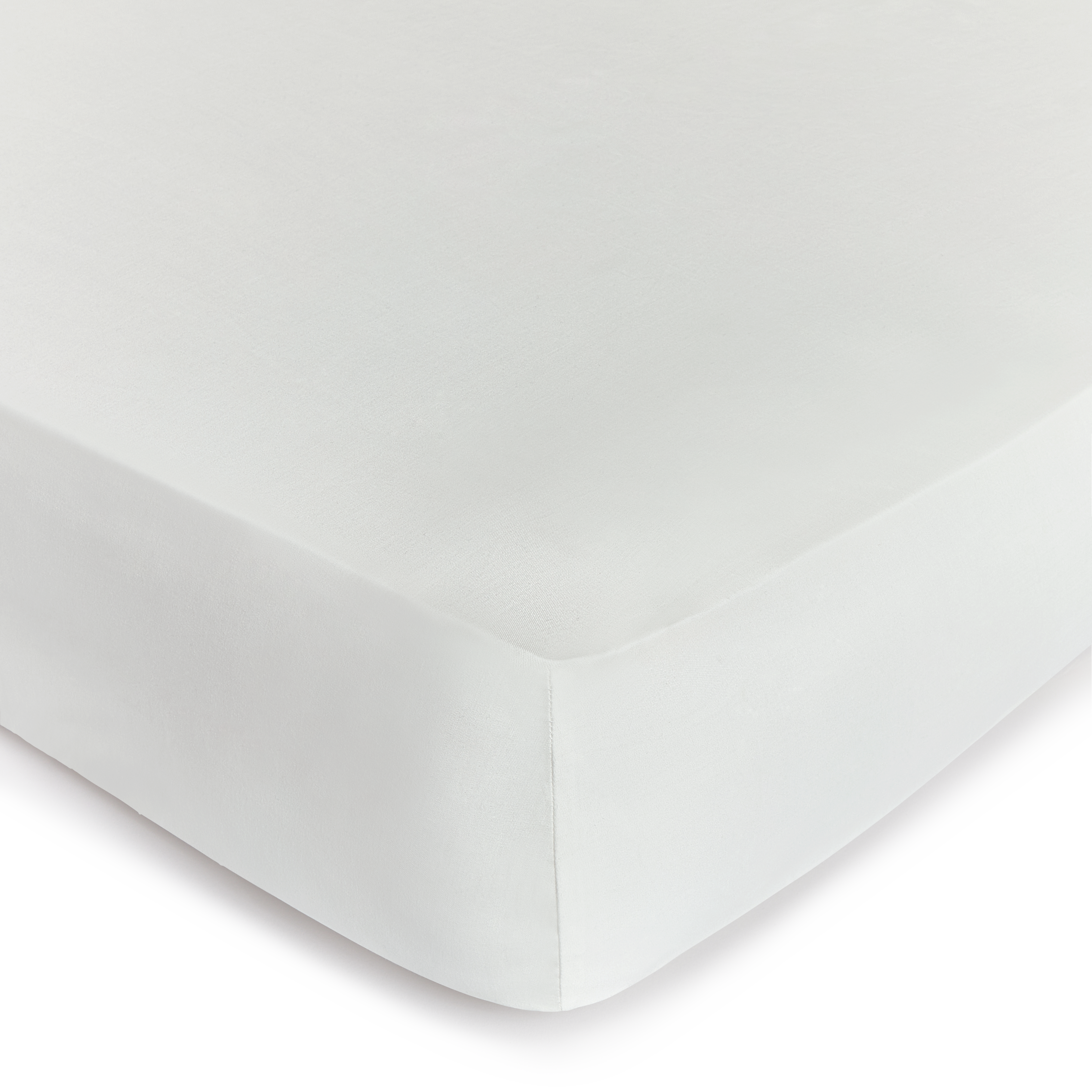 Soundly Percale Organic Crib Sheet.