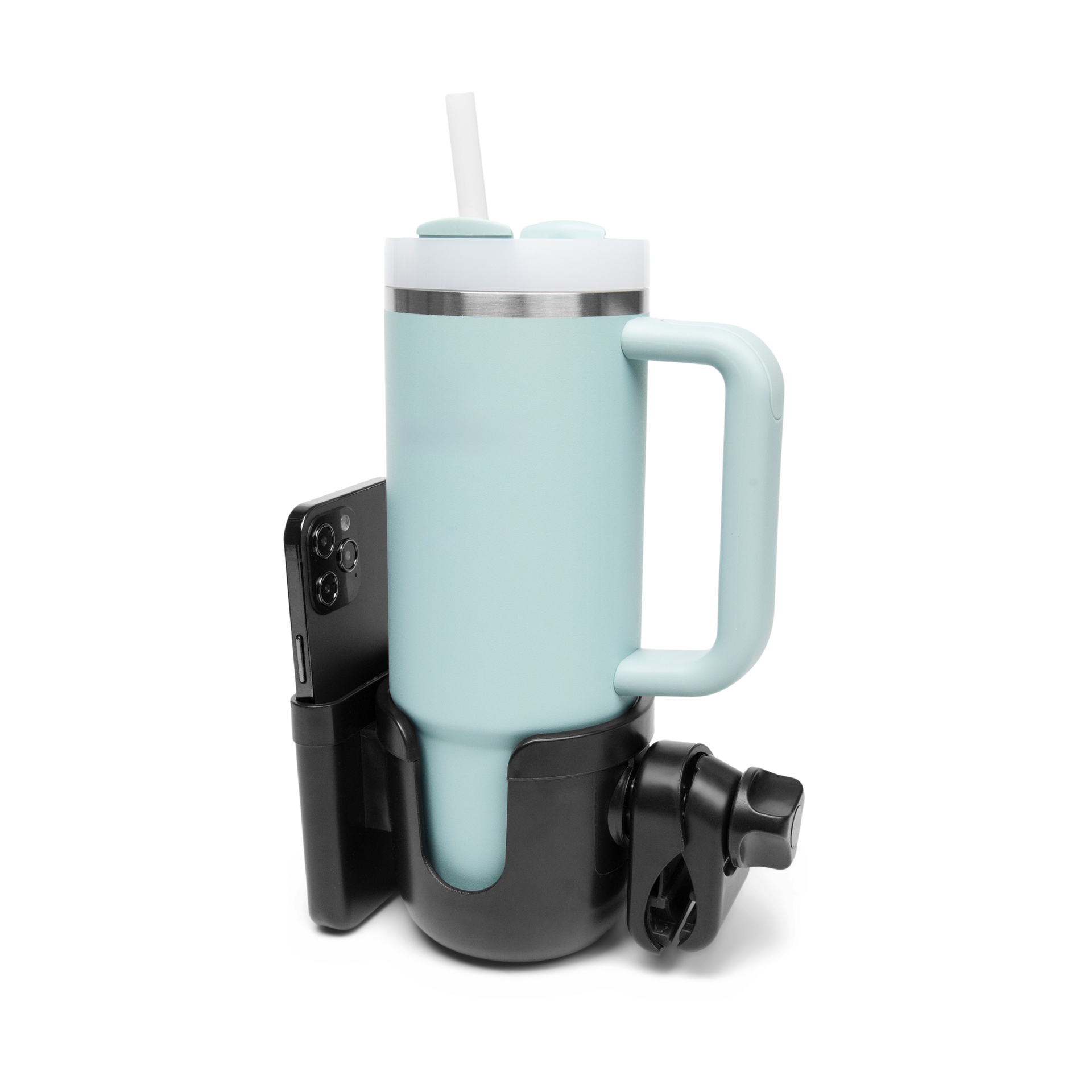 Sprucely Stroller Cup Holder with Phone Holder.