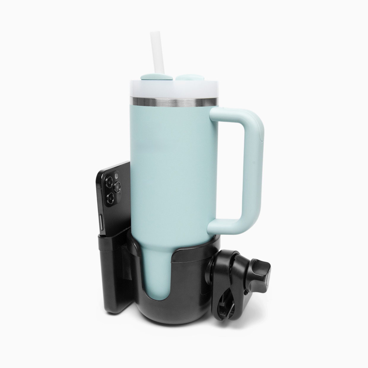 Sprucely Stroller Cup Holder with Phone Holder.