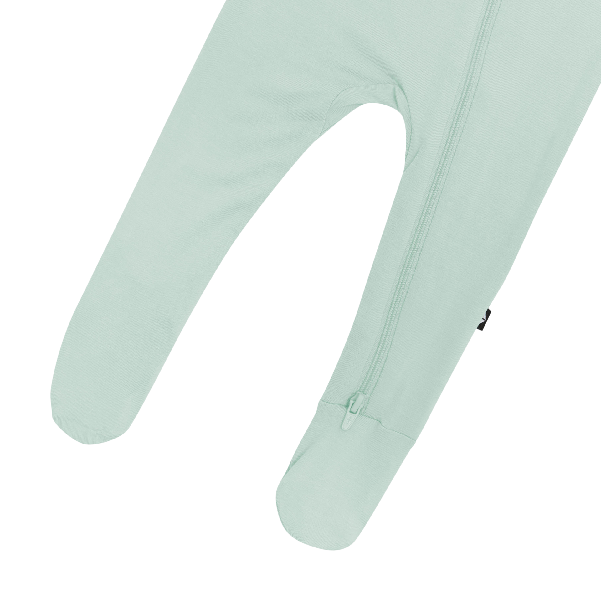 Kyte Baby Zipper Footie - Sage, Newborn.