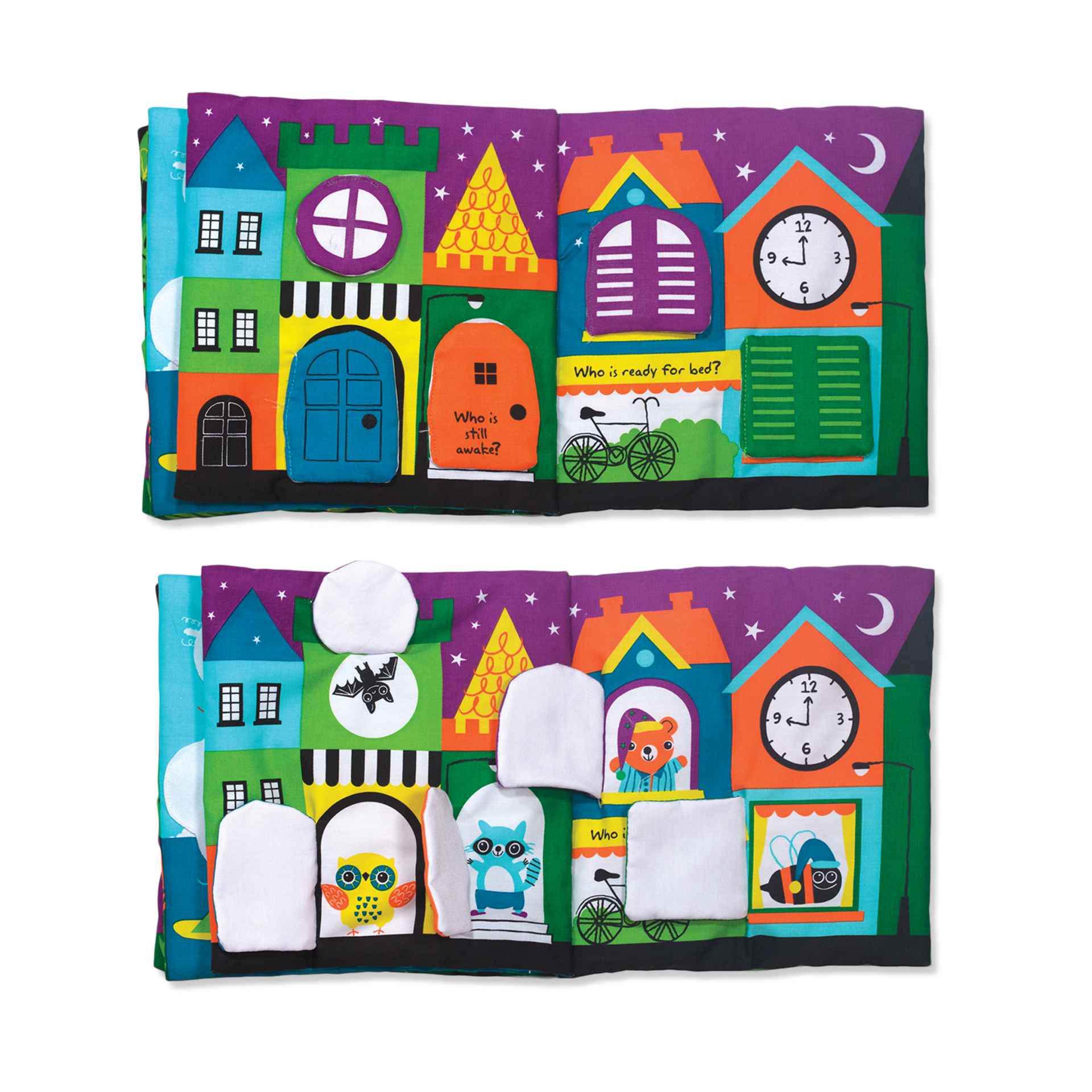 Melissa & Doug The Wonderful World of Peekaboo! Soft Book.