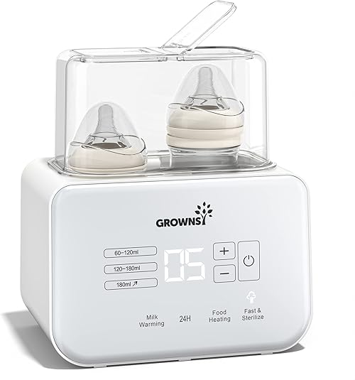 GROWNSY Double 8-in-1 Bottle Warmer.