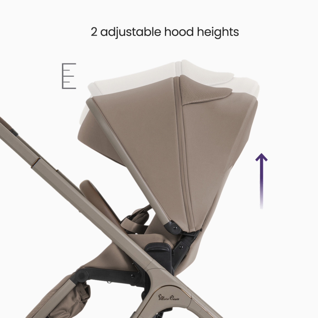 Silver Cross Cove 2 Full-Size All-Terrain Stroller - Champagne.