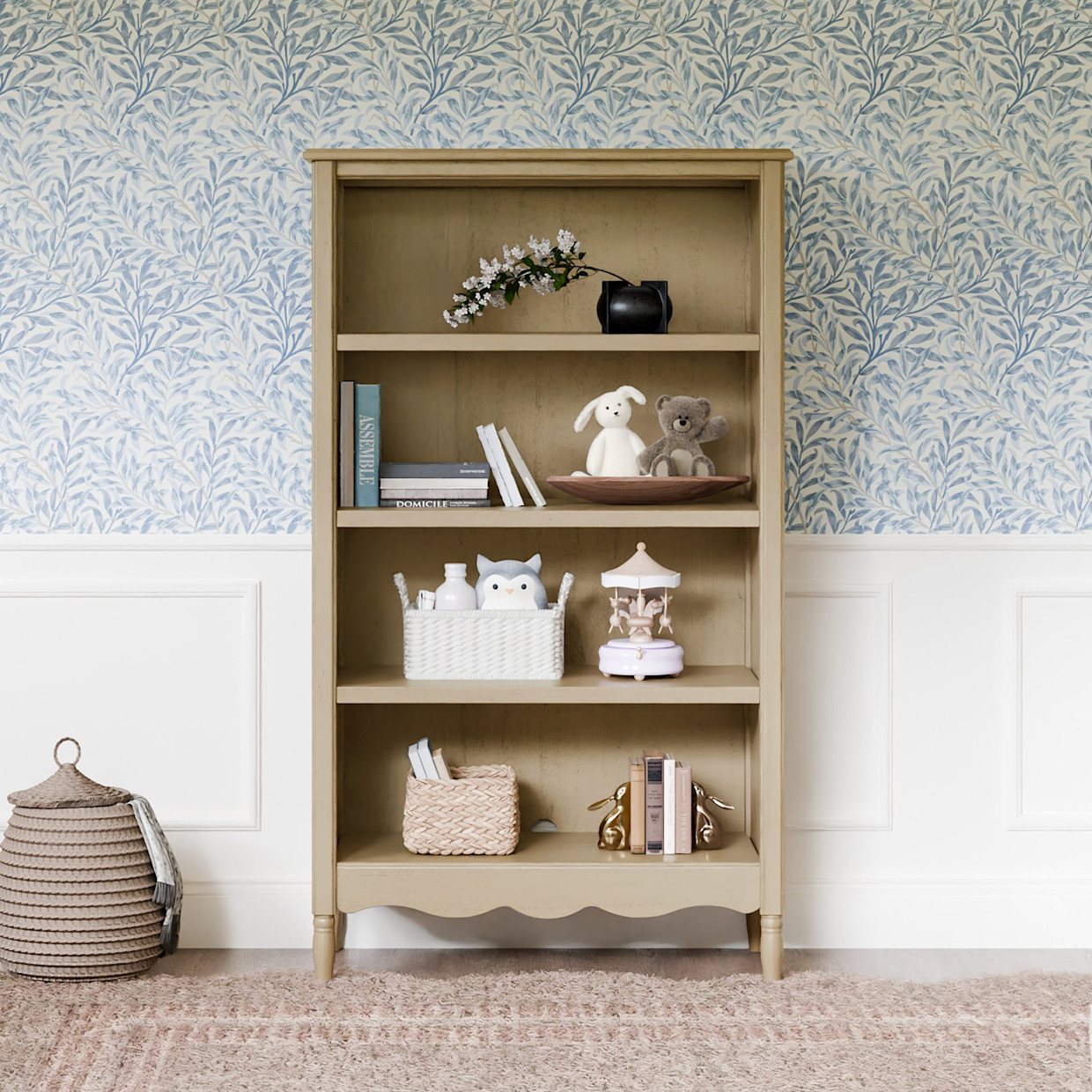 Namesake Liberty Assembled Bookcase - Washed Pine.