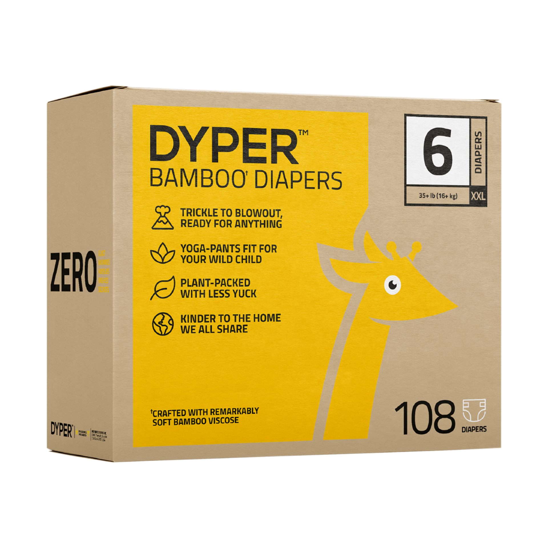DYPER Bamboo Viscose Baby Diapers Size 6, 6 Babylist Shop