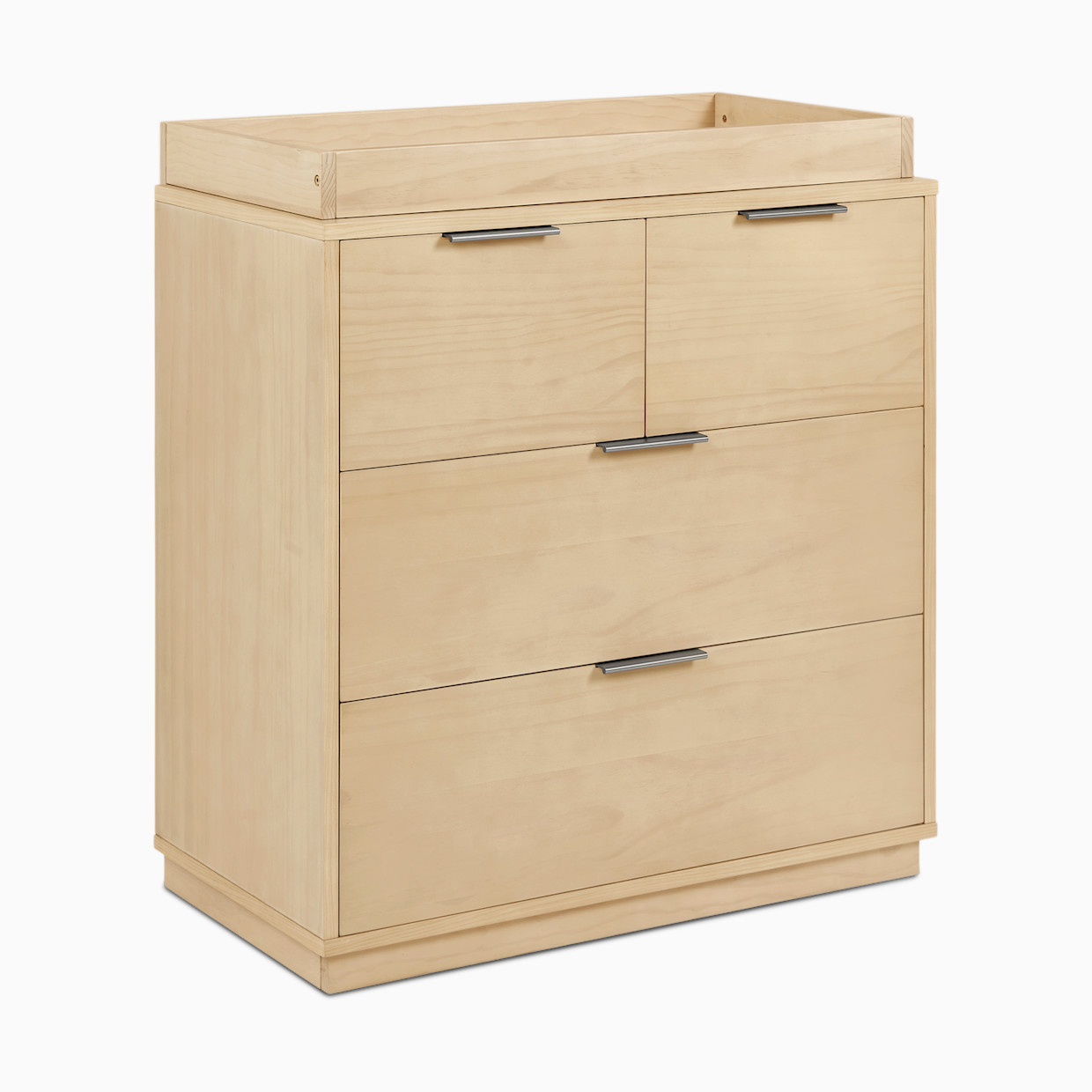 Delta Children Forever 4 Drawer Dresser with Changing Top and Interlocking Drawers - Natural Sandstone.