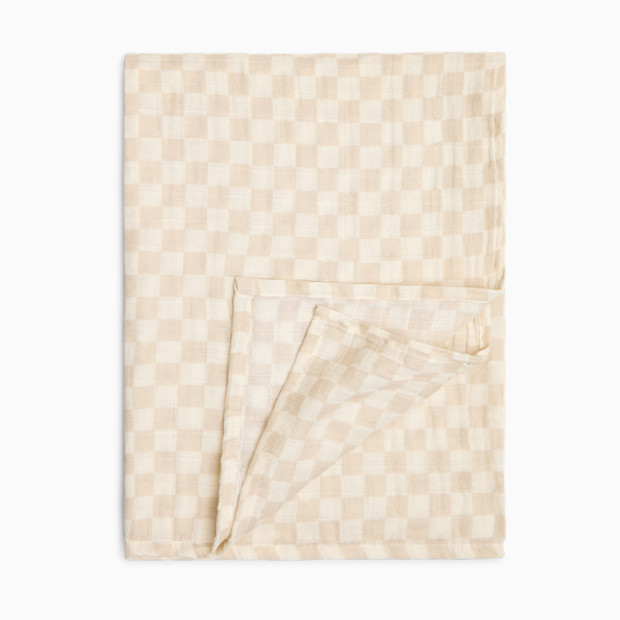 Tiny Kind Organic Cotton Muslin Swaddle Blanket.