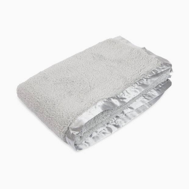 Little Unicorn Chenille Luxury Receiving Blanket - Grey.