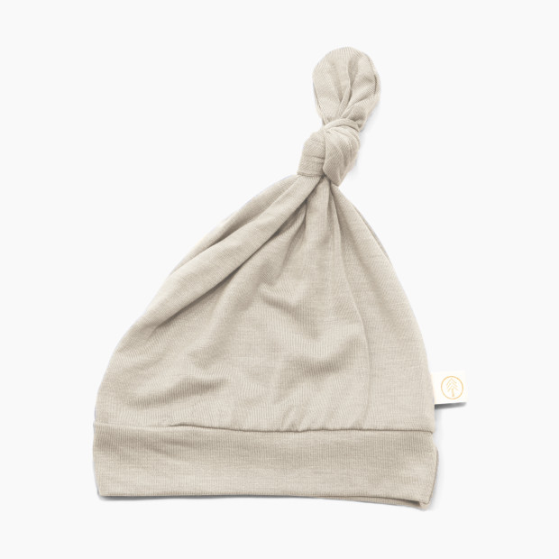 Tenth and Pine Bamboo Baby Top Knot Hat - Sand, 0-6 M.