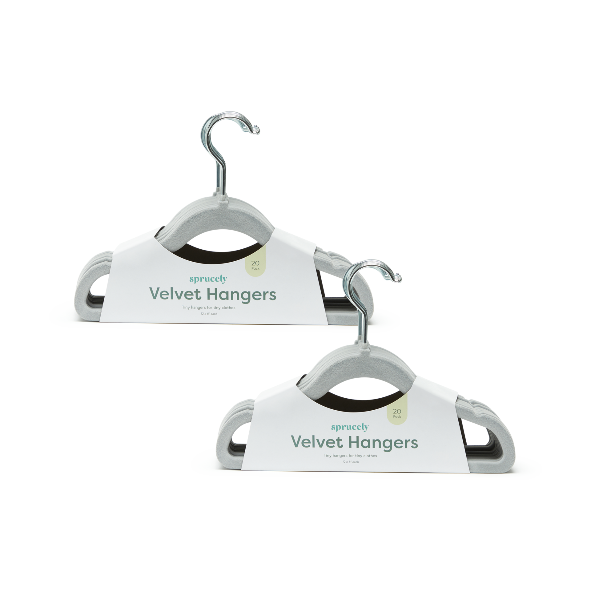 Sprucely Non-Slip Velvet Hangers.