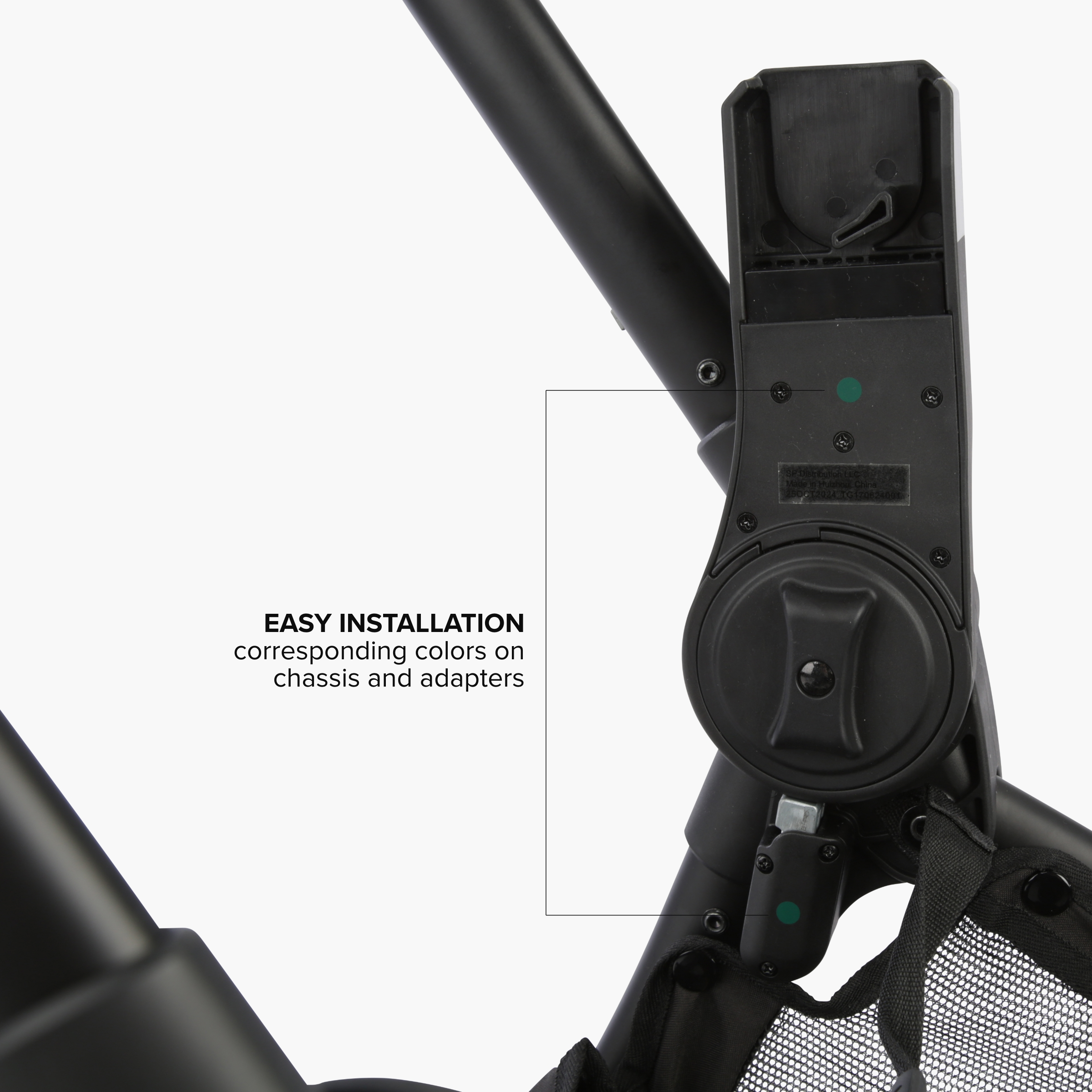 DFY R1 Car Seat Adapters - Black.